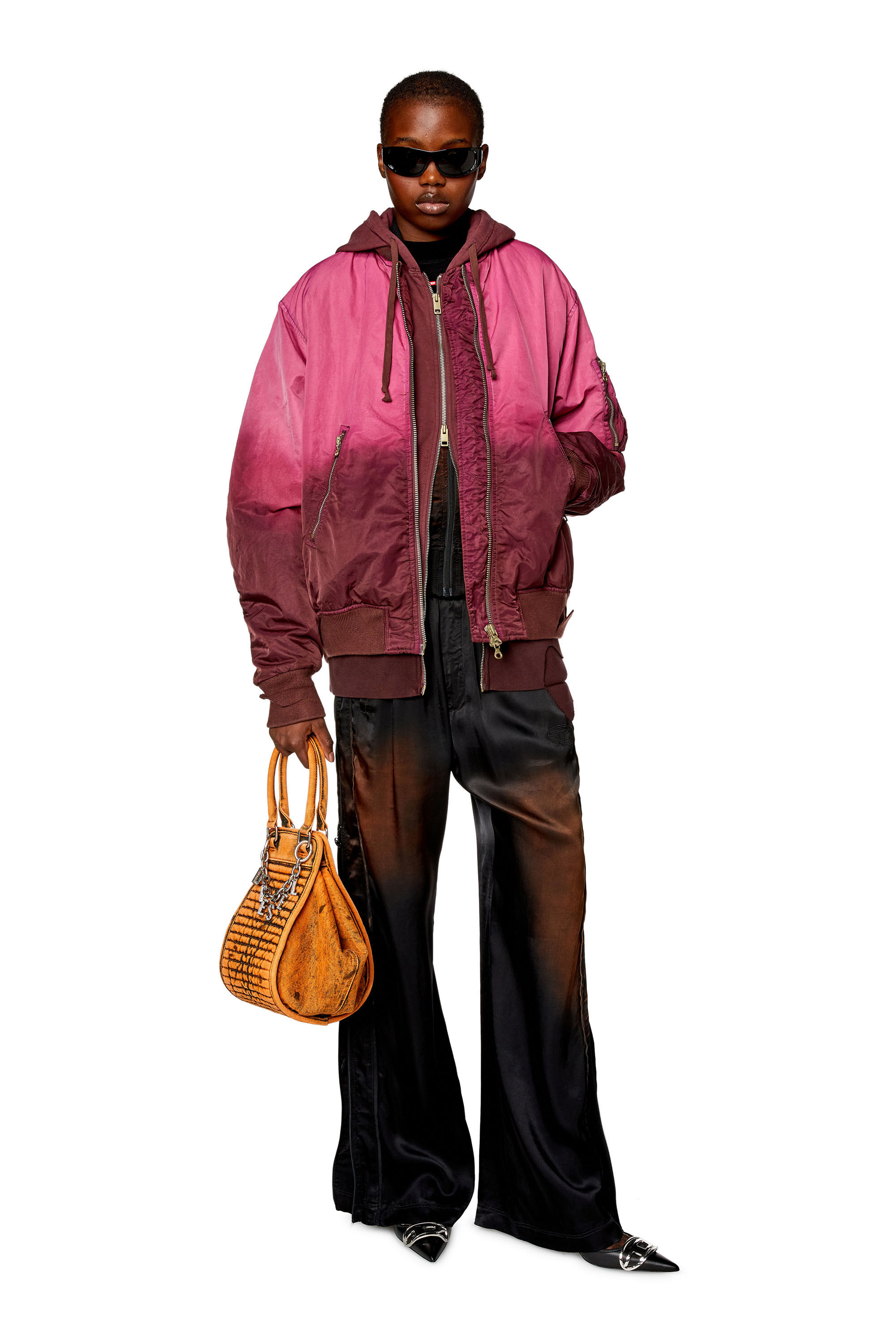 Women s Jacket in d grad nylon satin G KAMILA Diesel