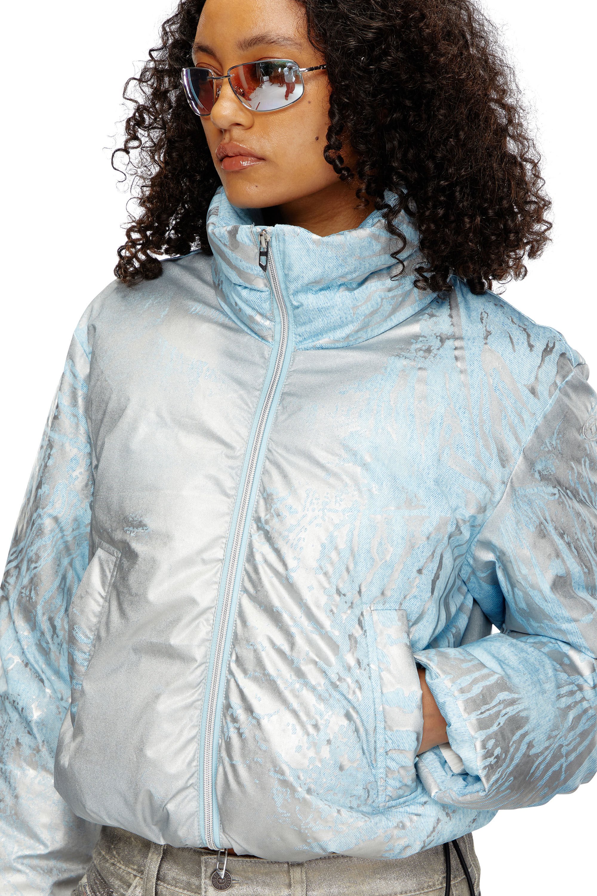 Women silver jacket cheap
