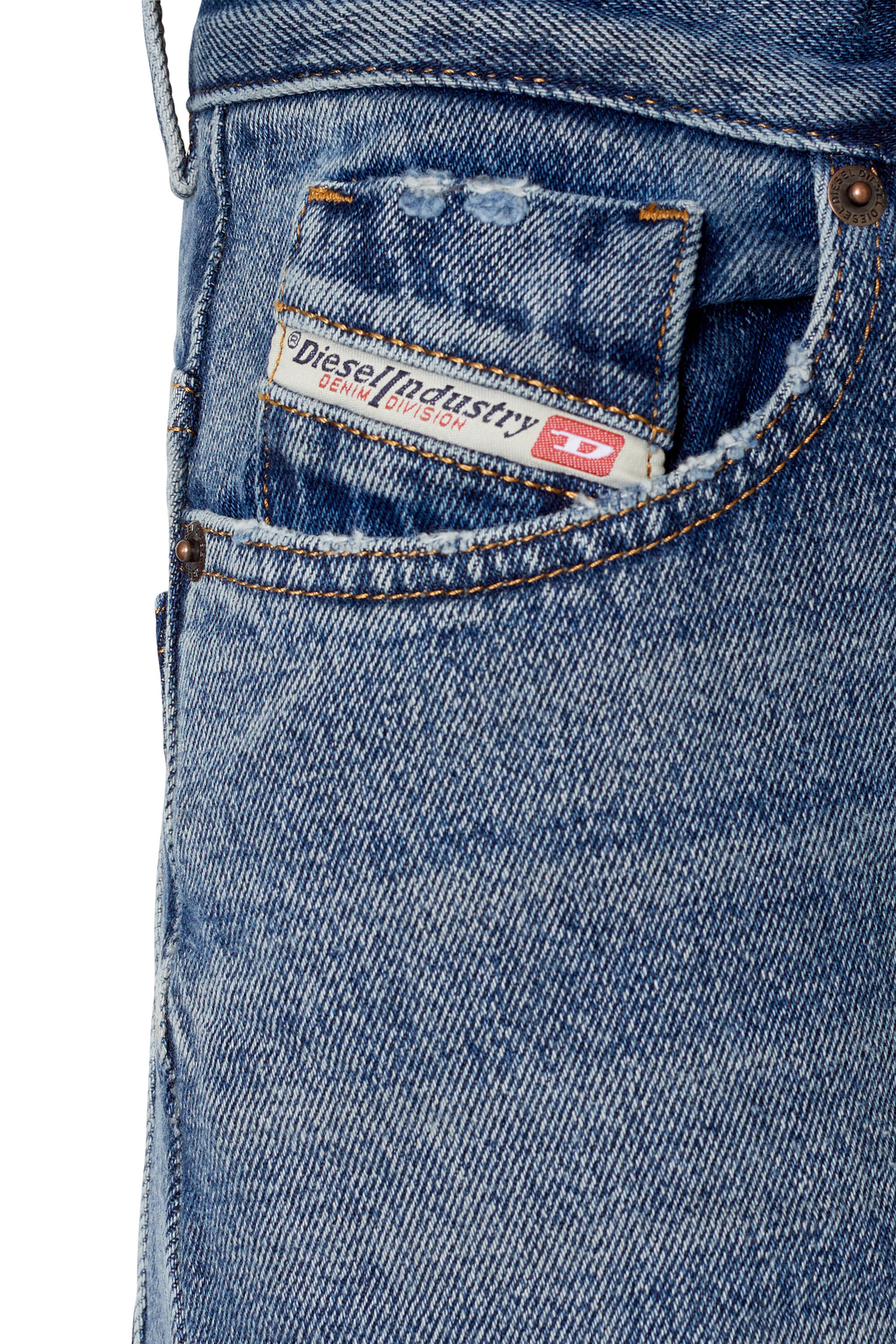 Diesel - 2000 Widee 09E03 Bootcut and Flare Jeans, Medium blue - Image 6