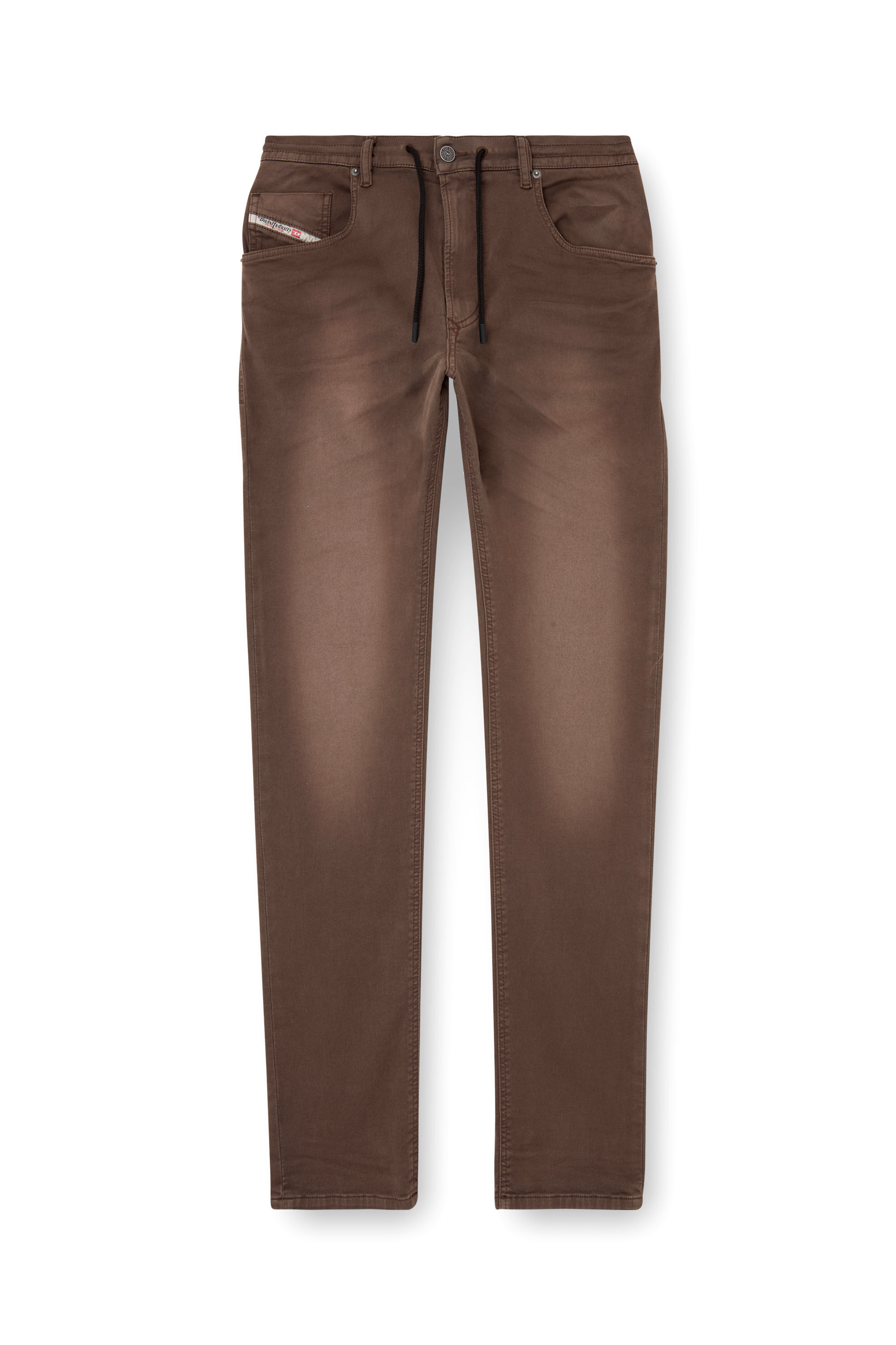 パンツ diesel brown skinny coating Men's Regular Jeans | Regular Waist 2032 D-Krooley Joggjeans®Brown