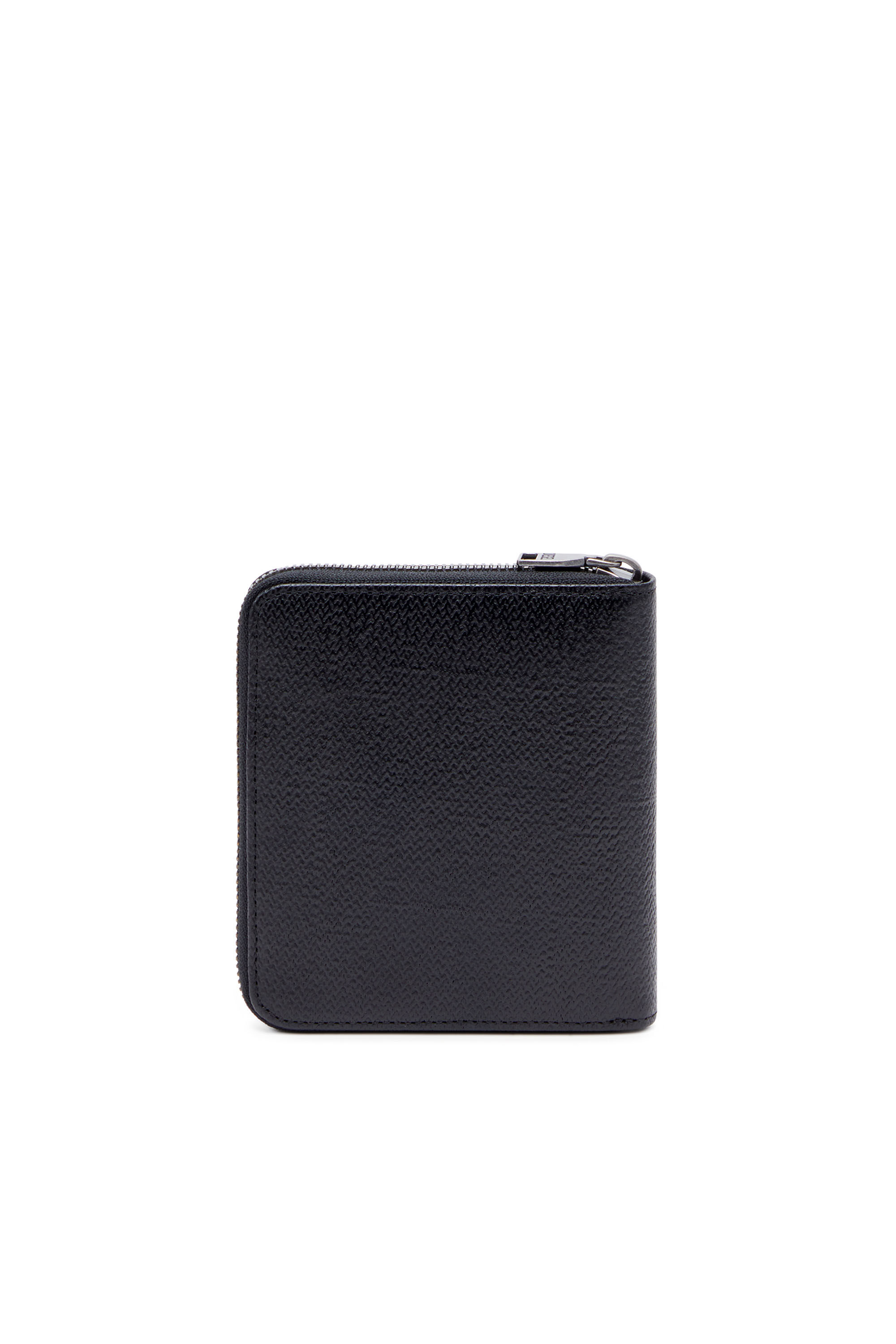 BI FOLD COIN ZIP M Man Zip wallet in textured leather Diesel