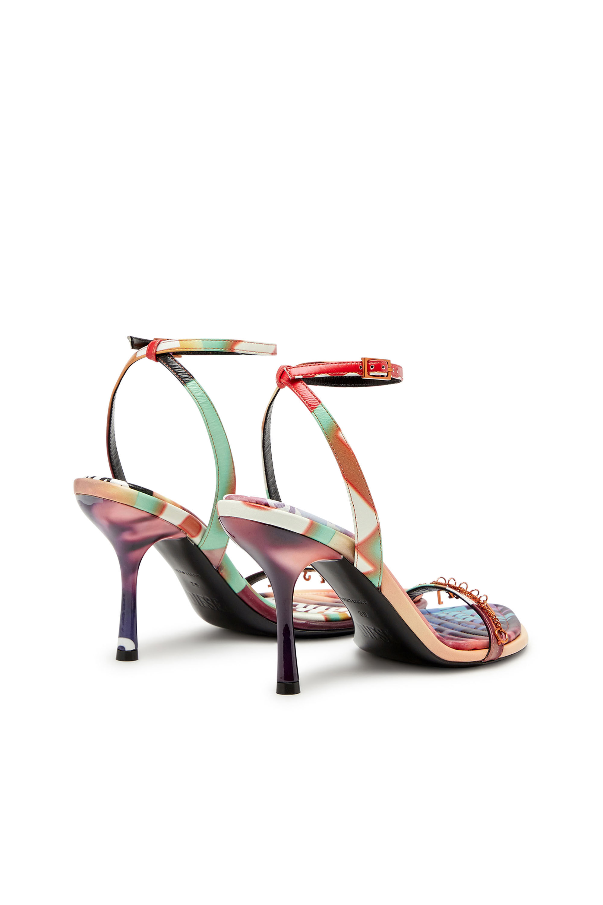 Multicolor new arrivals strappy sandals