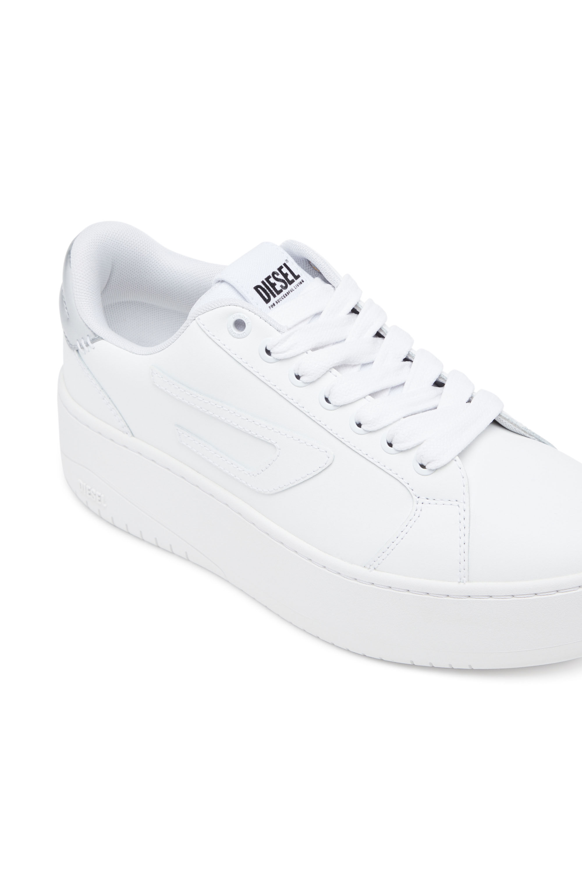 Diesel white leather sneakers top