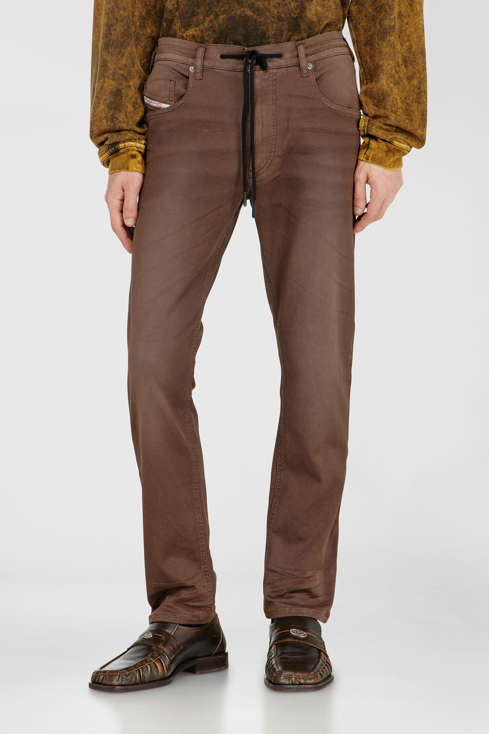 Men's Regular Jeans | Regular Waist 2032 D-Krooley Joggjeans®Brown