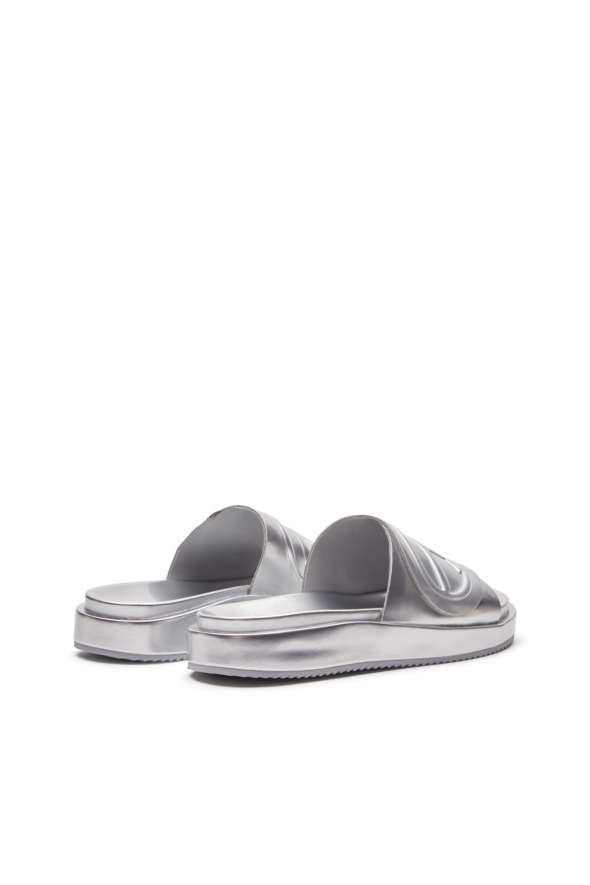Women s Sa Slide D Oval W Metallic slide sandals with Oval D