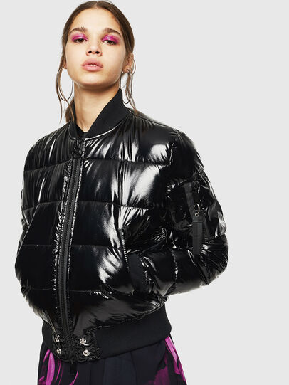 Download W-ONY Women: Puffer jacket in shiny nylon | Diesel