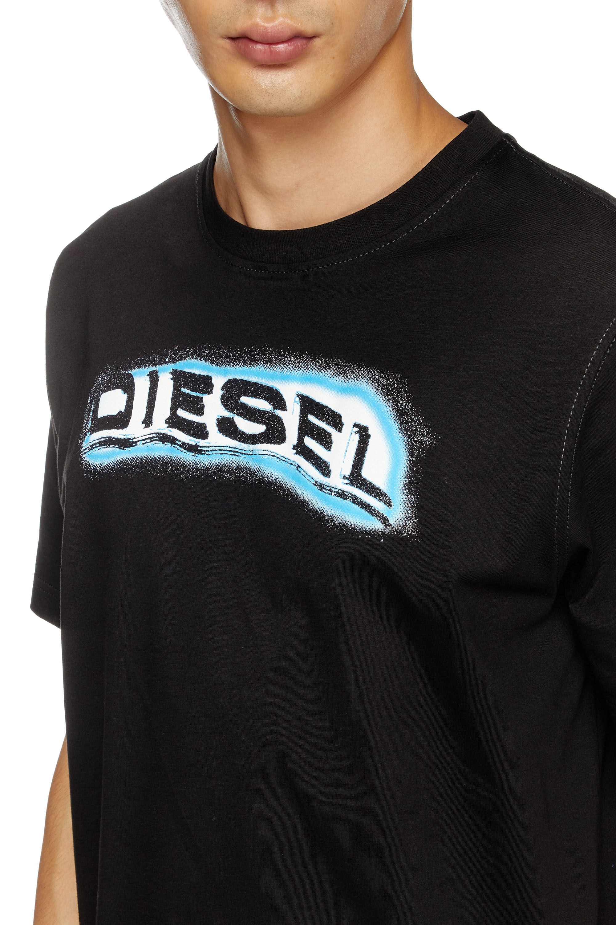 【送料&関税込】Diesel T-shirt T-adjust-r4 White T-shirt T-ADJUST-R4 Diesel - Vitkac France