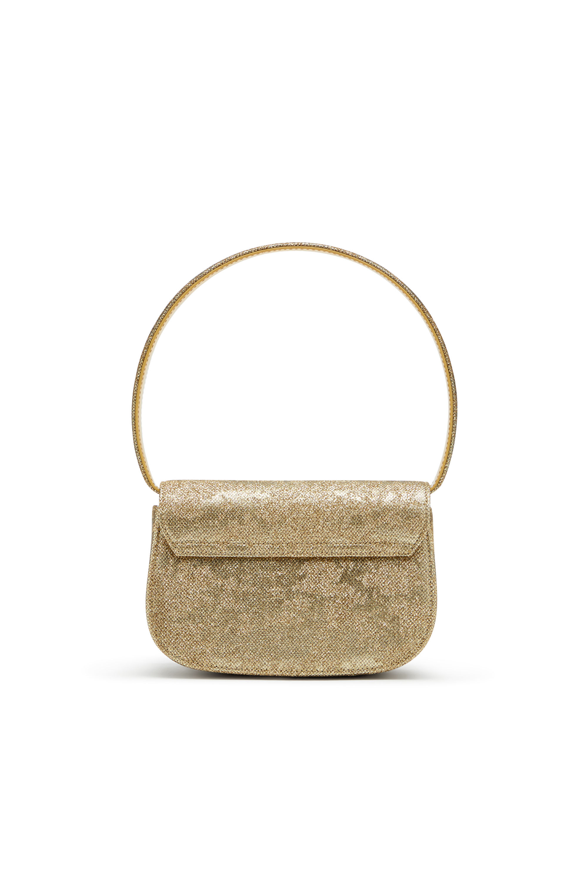Diesel - 1DR, Woman's 1DR-Iconic 1DR bag in glitter-camo Lurex in Gold - 3