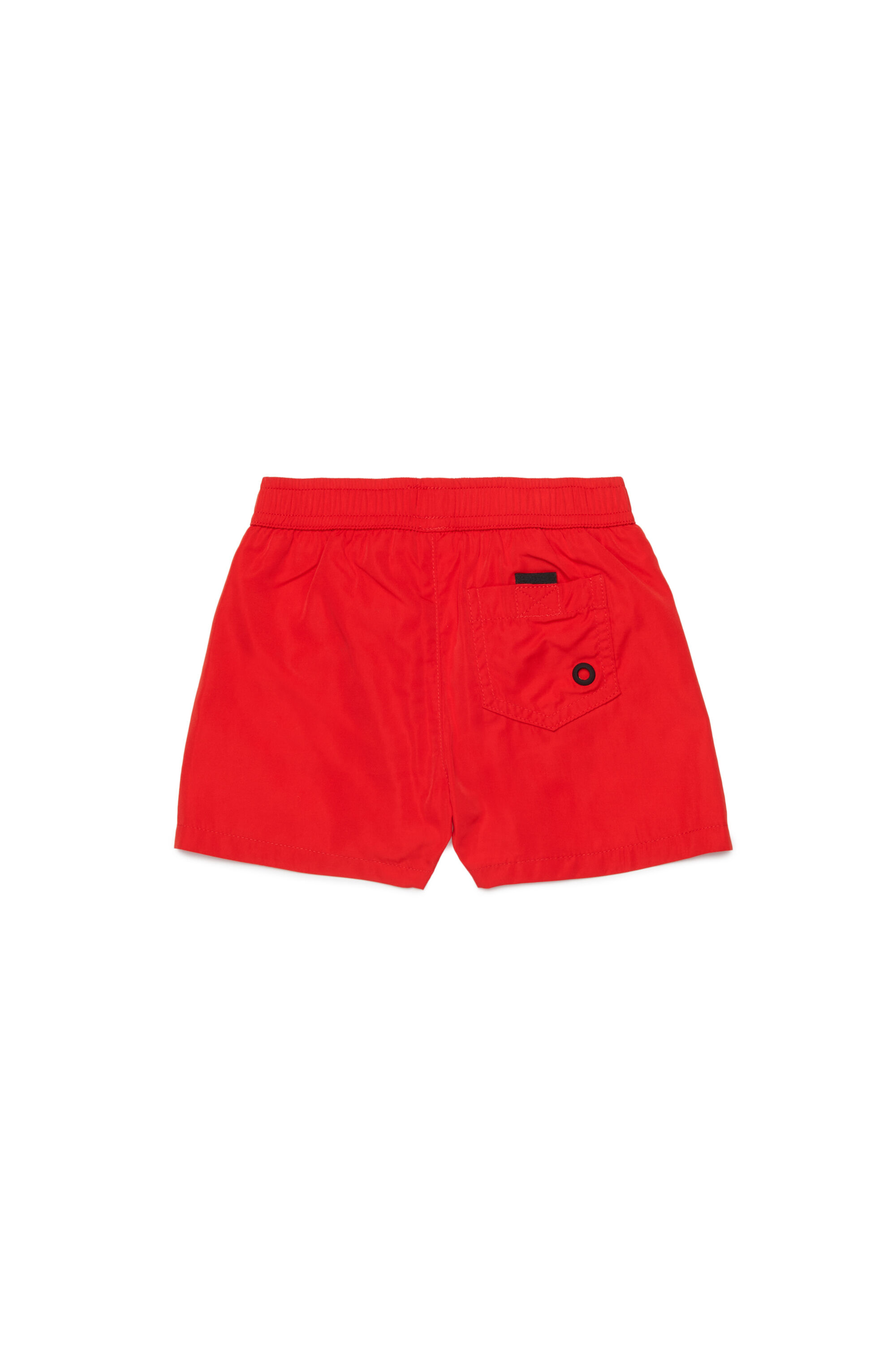 Diesel - MISITB, Man's Swim shorts with maxi Biscotto print in Red - 2
