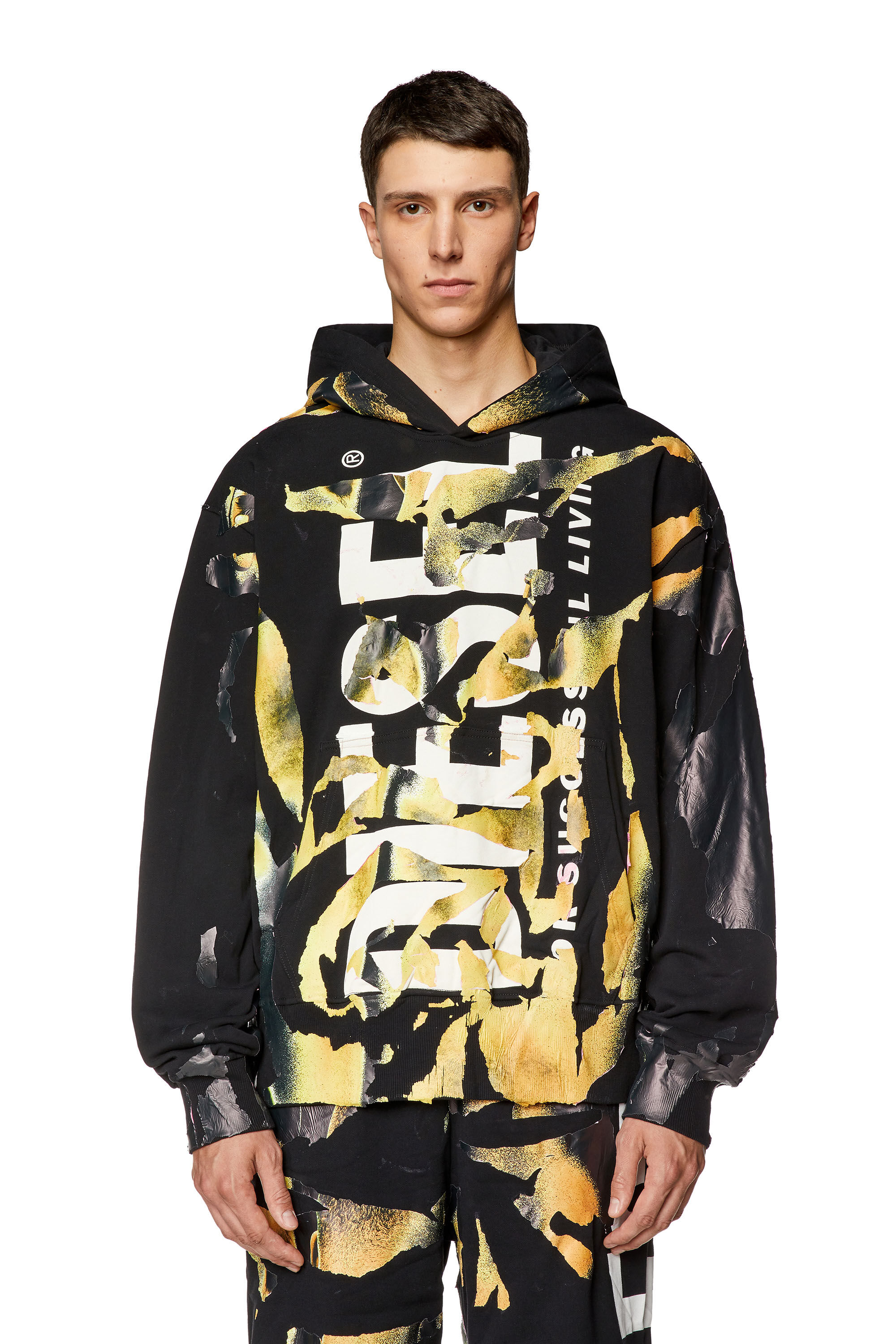 Diesel hoodie new arrivals orange