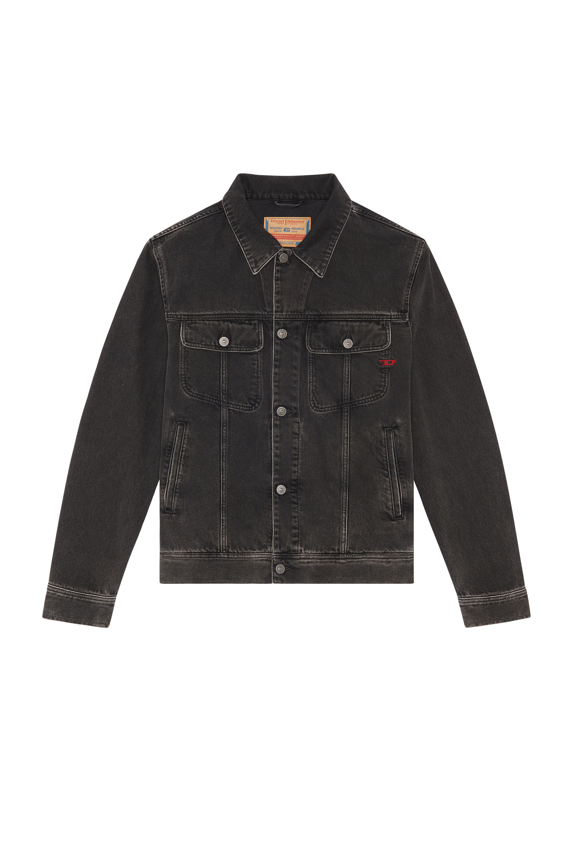 Dark gray deals jean jacket