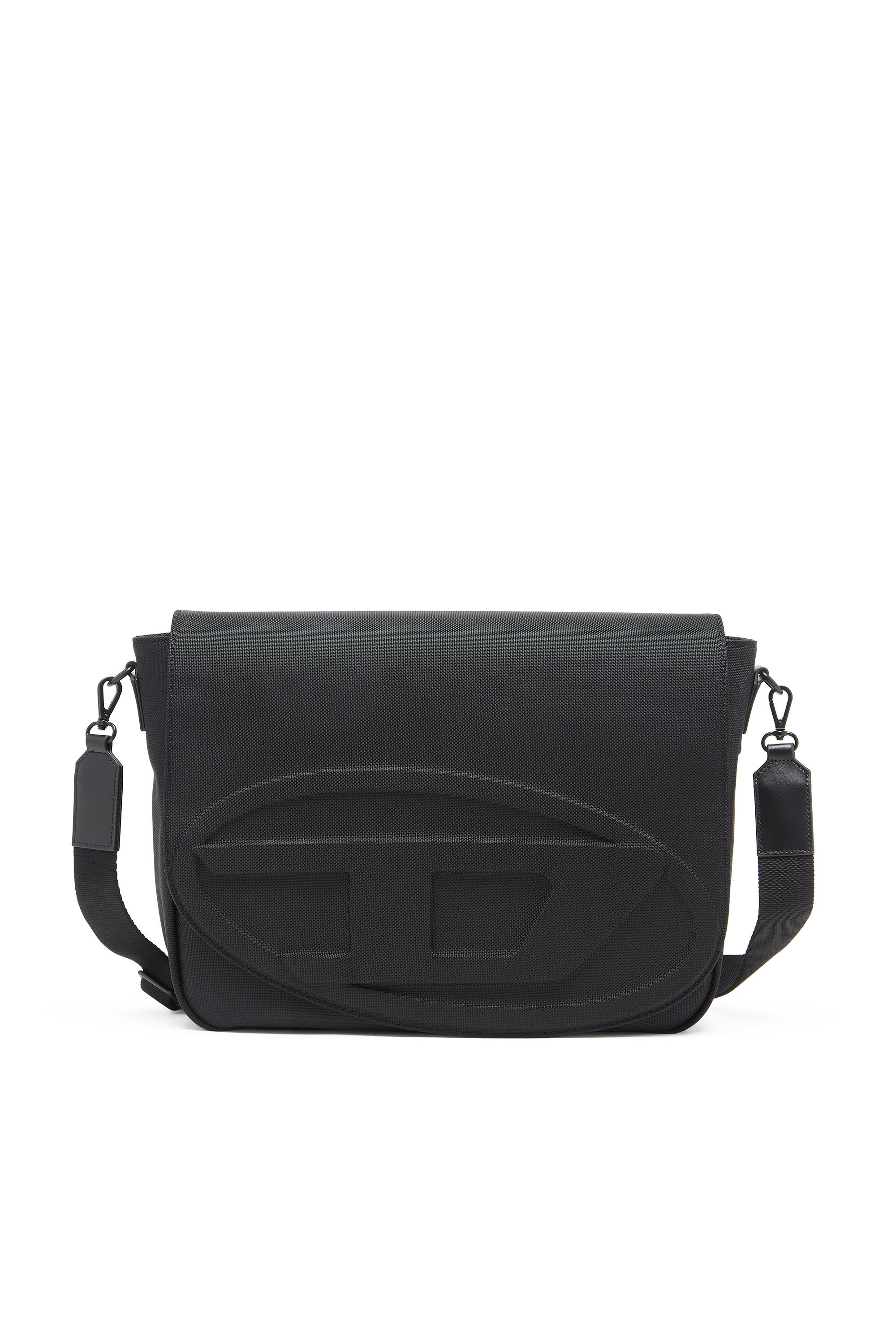 バッグ OLD DIESEL leather messenger bag black Men's 1DR-Messenger bag in CORDURA® nylon | Black | Diesel