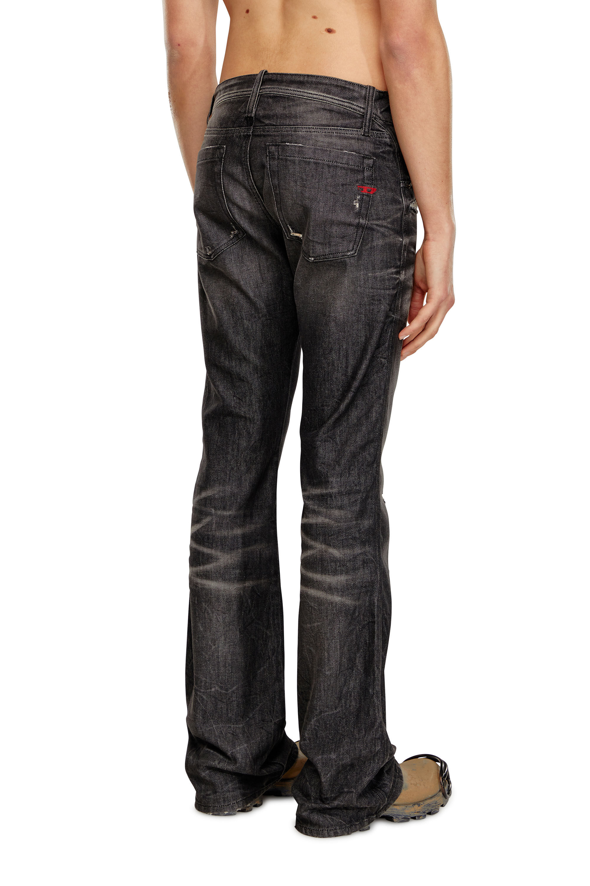 Men s Bootcut Jeans Black Dark grey Diesel D Backler
