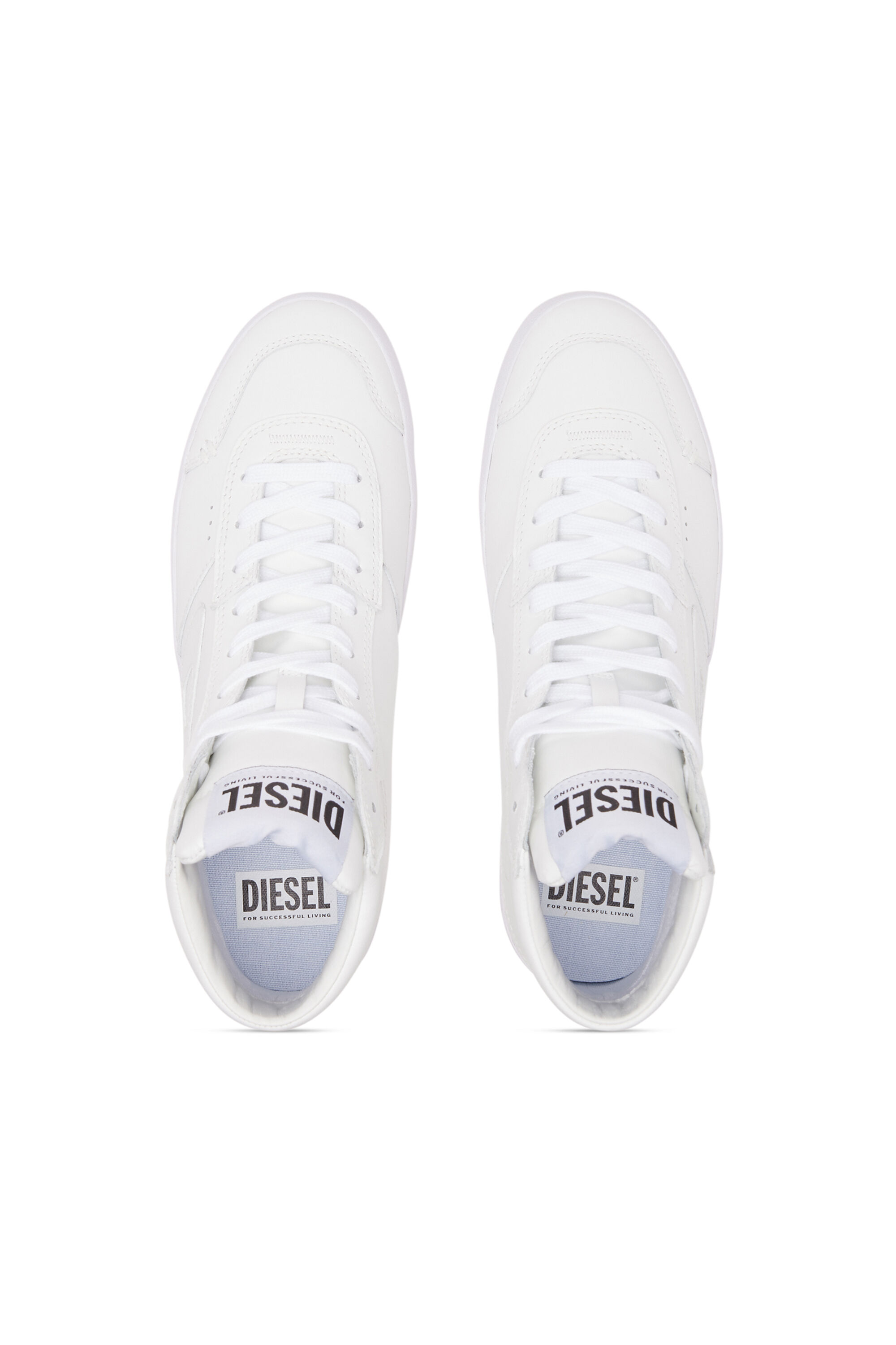 Tall white sneakers on sale
