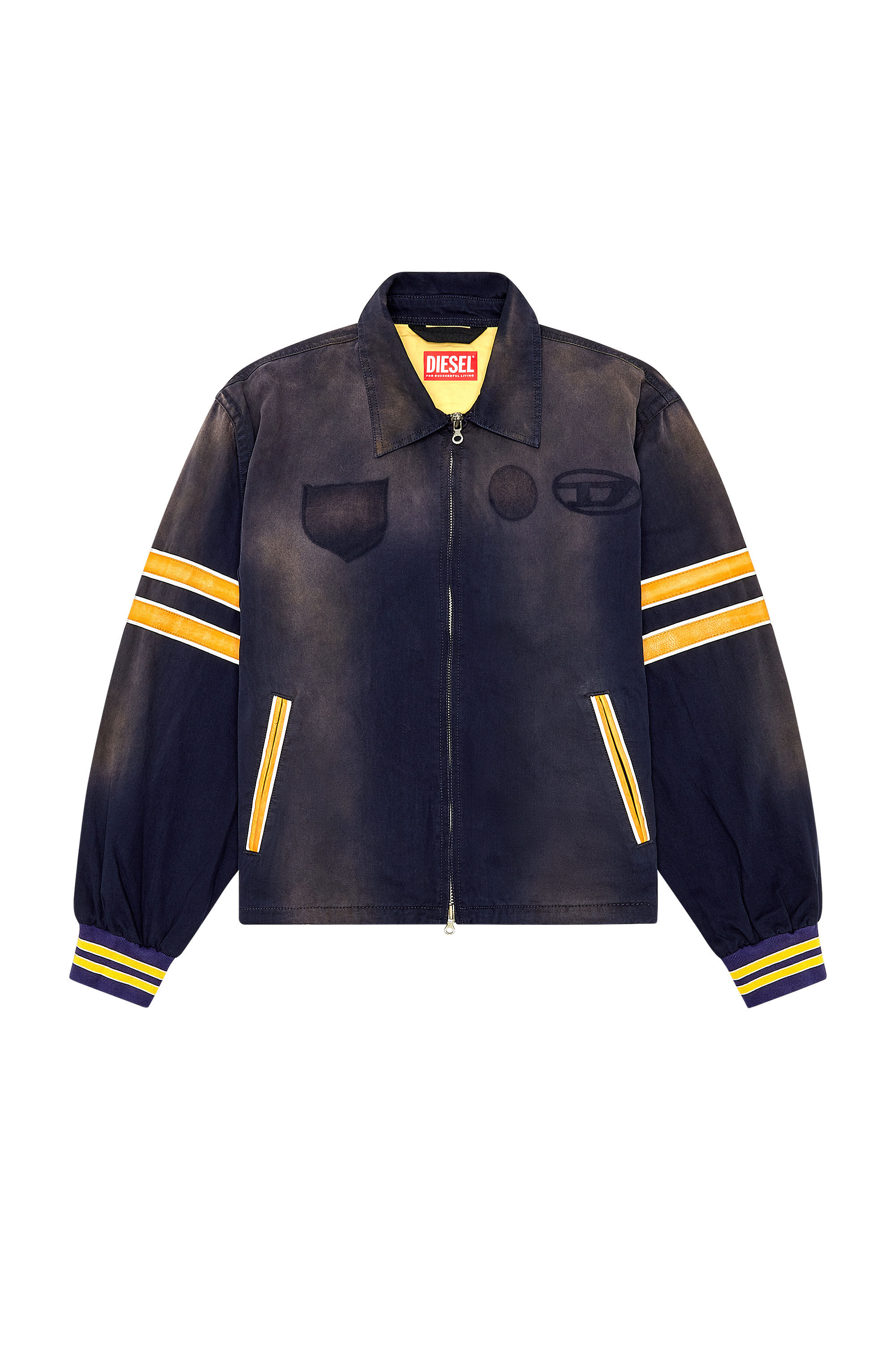Men s Cotton jacket with vintage effects J KILL Diesel