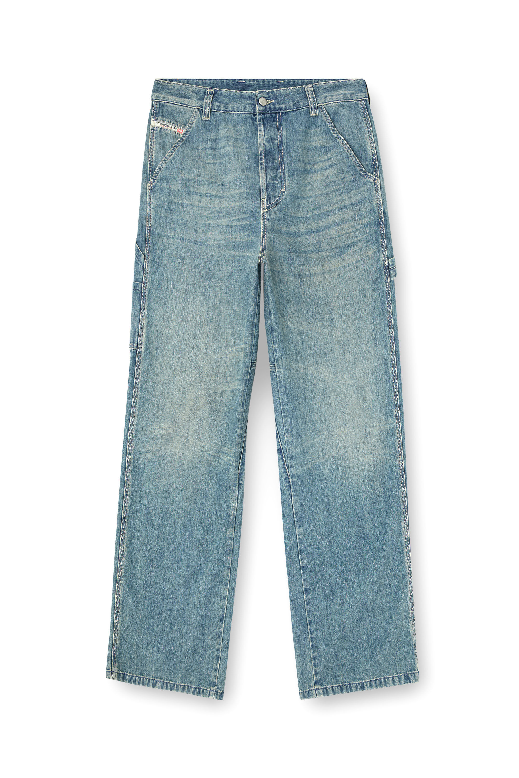 DIESEL ジージャン Men's Relaxed Jeans | Light Blue | Diesel D-Livery