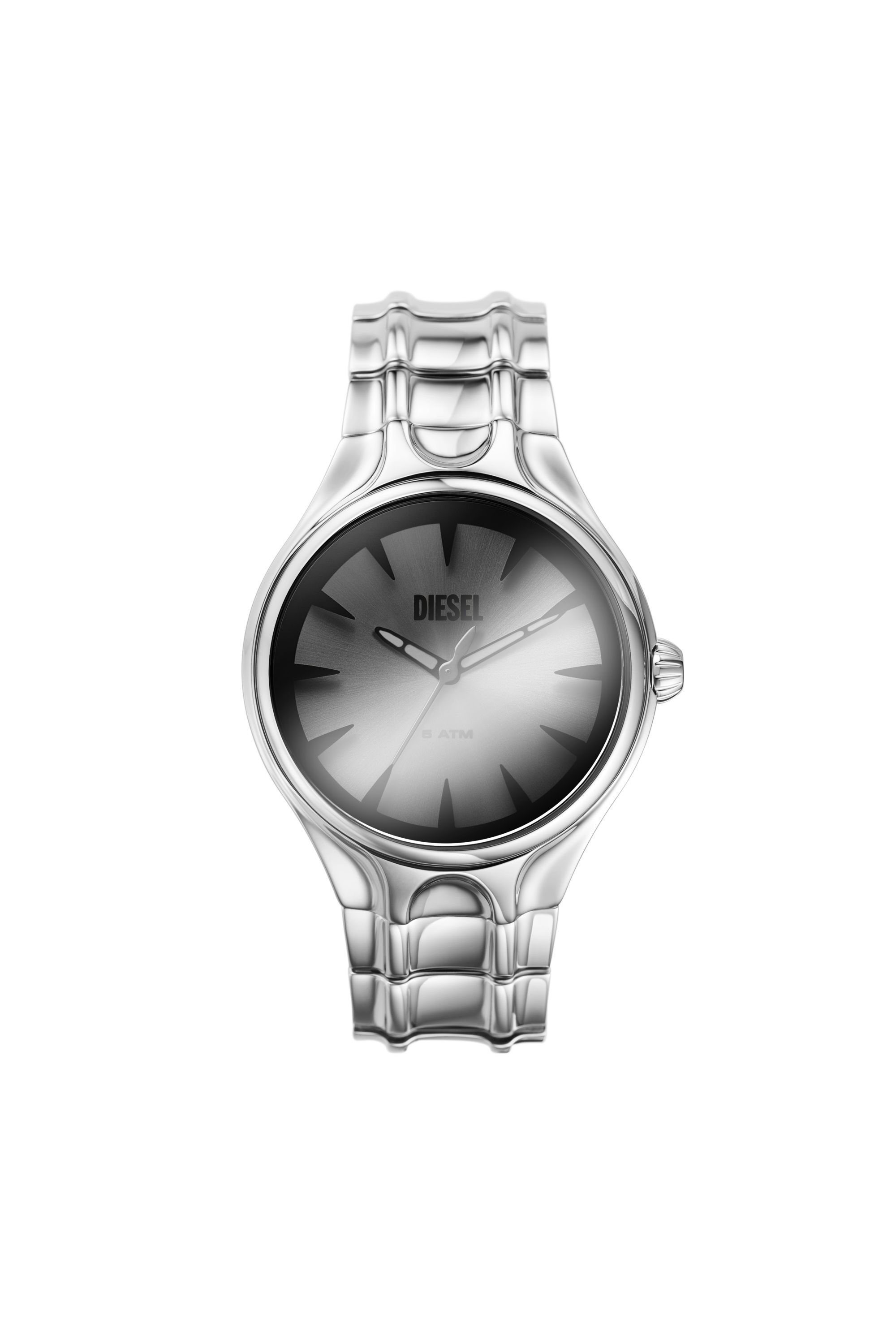 Stainless steel diesel watch best sale