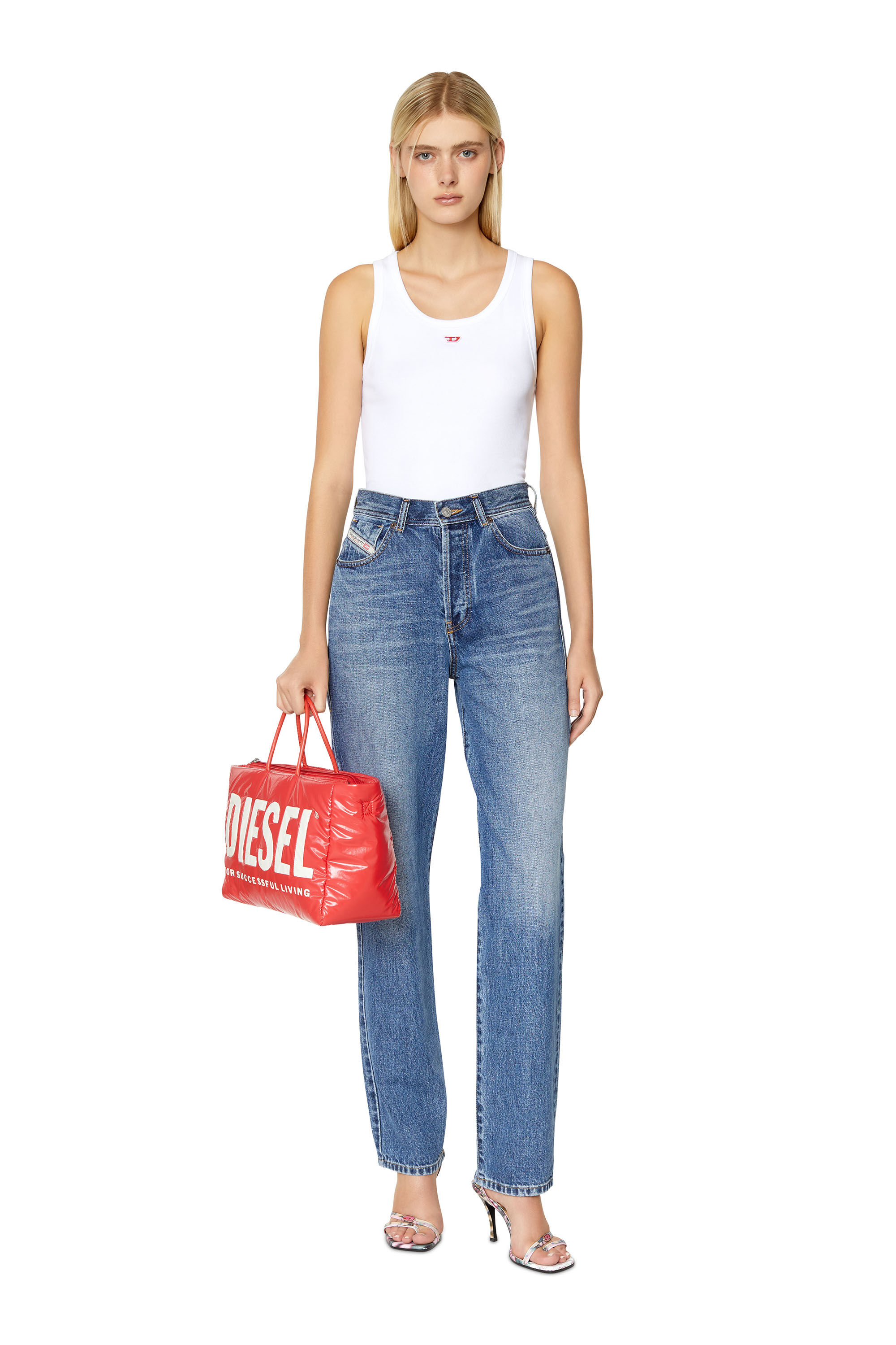 Diesel - 1956 D-Tulip 007C2 Straight Jeans, Medium blue - Image 1