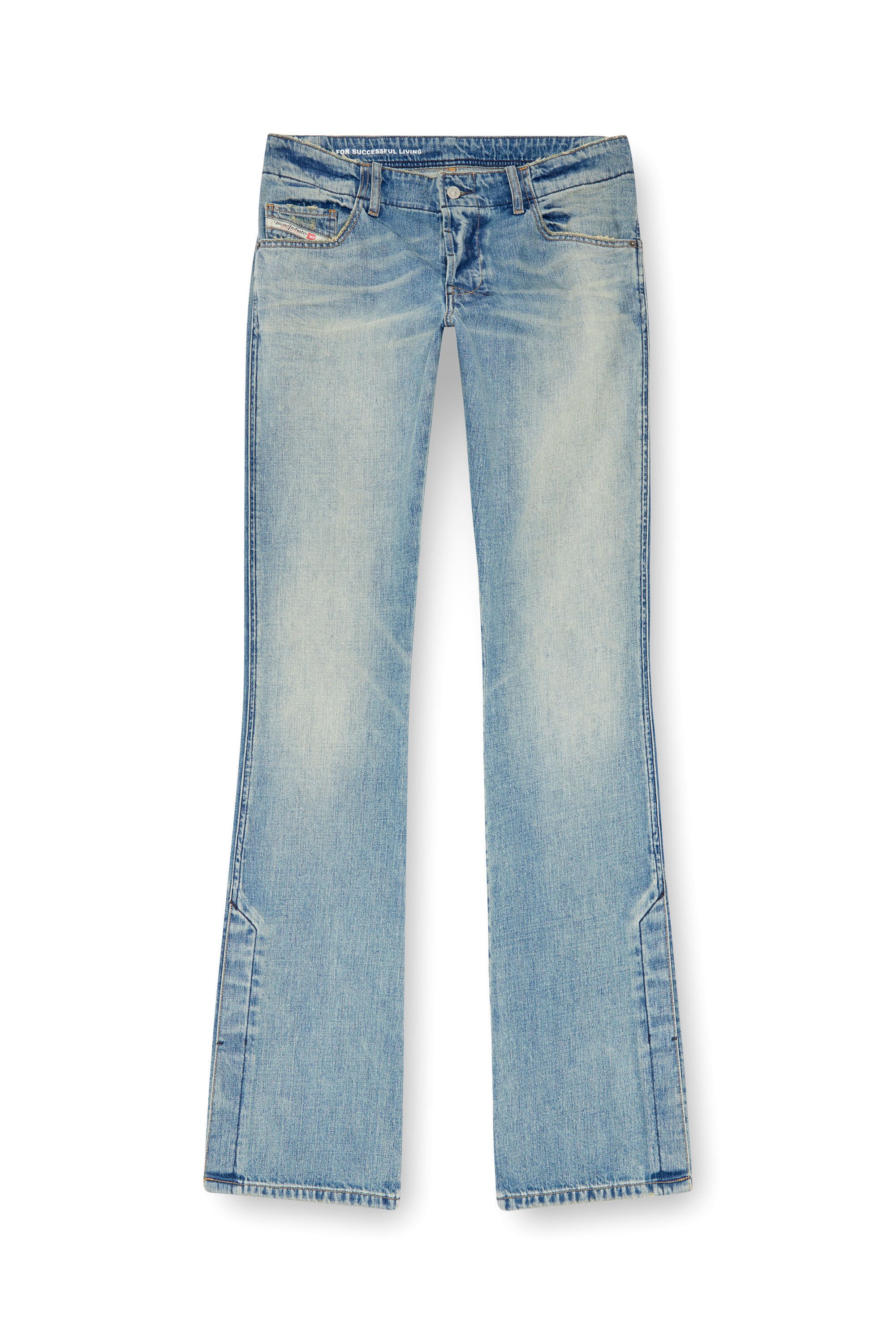 Diesel - Man Bootcut Jeans D-Backler 0GRDN, Light Blue - Image 2
