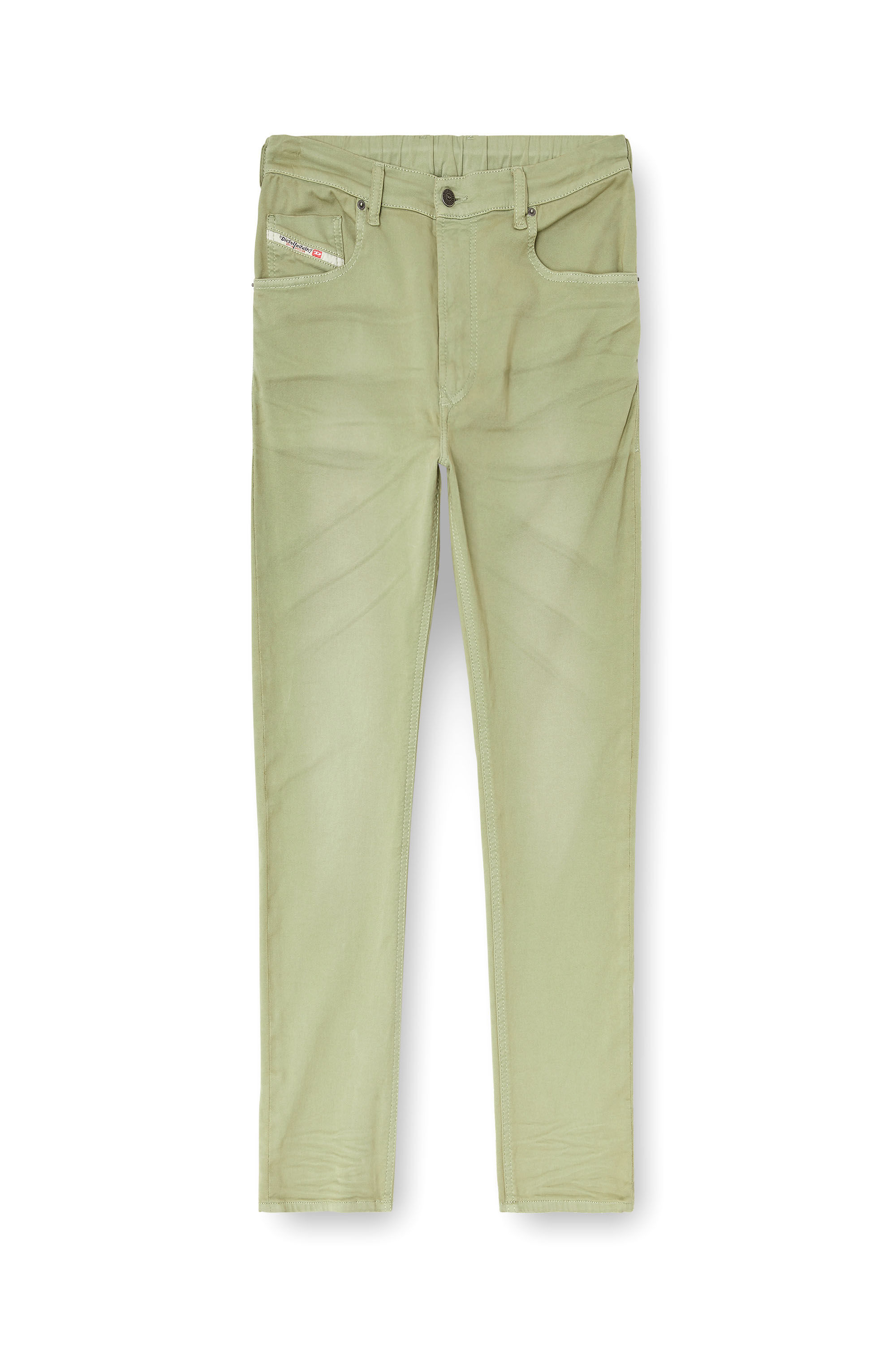 Men's Regular Jeans | Beige | Diesel 2032 D-Krooley-BW Joggjeans®