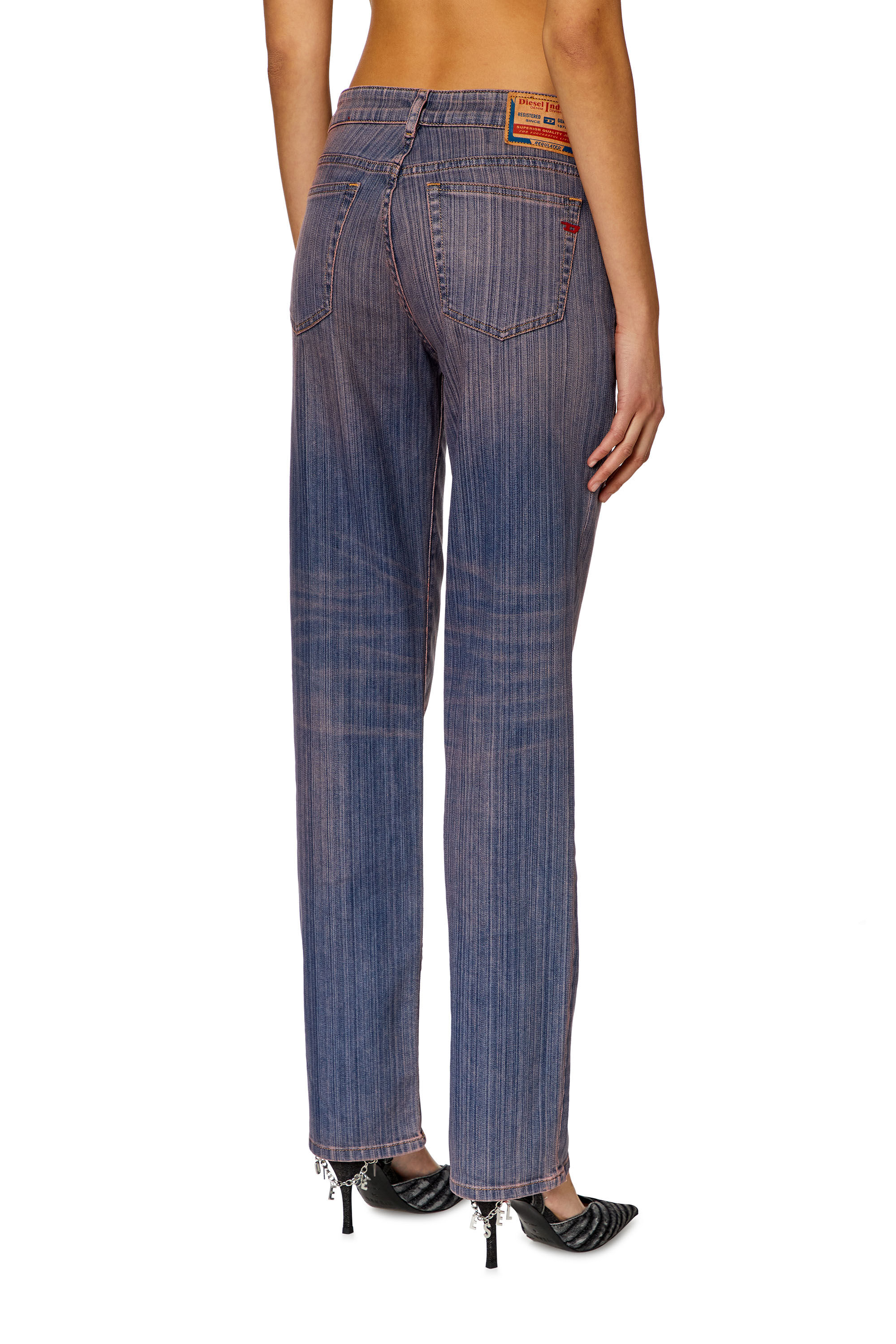 Women s Straight Jeans Colored Diesel 1989 D Mine
