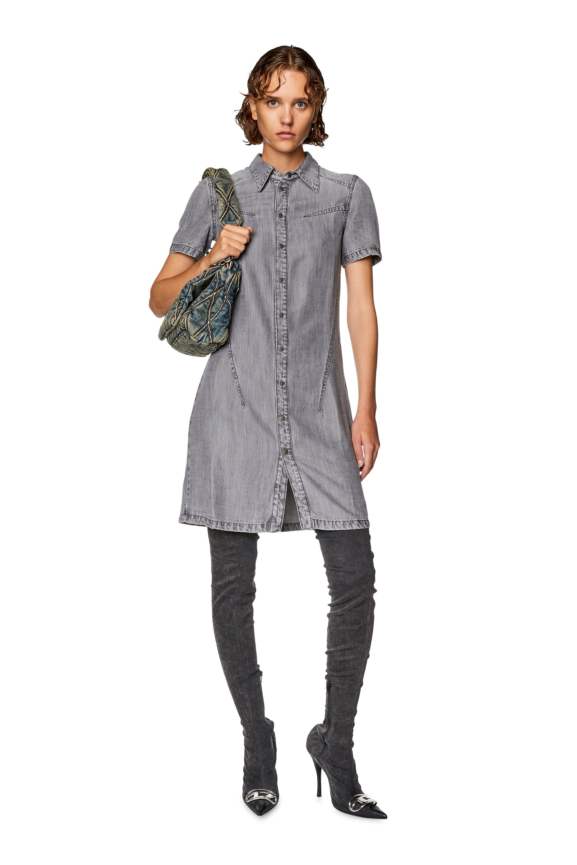 Diesel denim shirt dress new arrivals