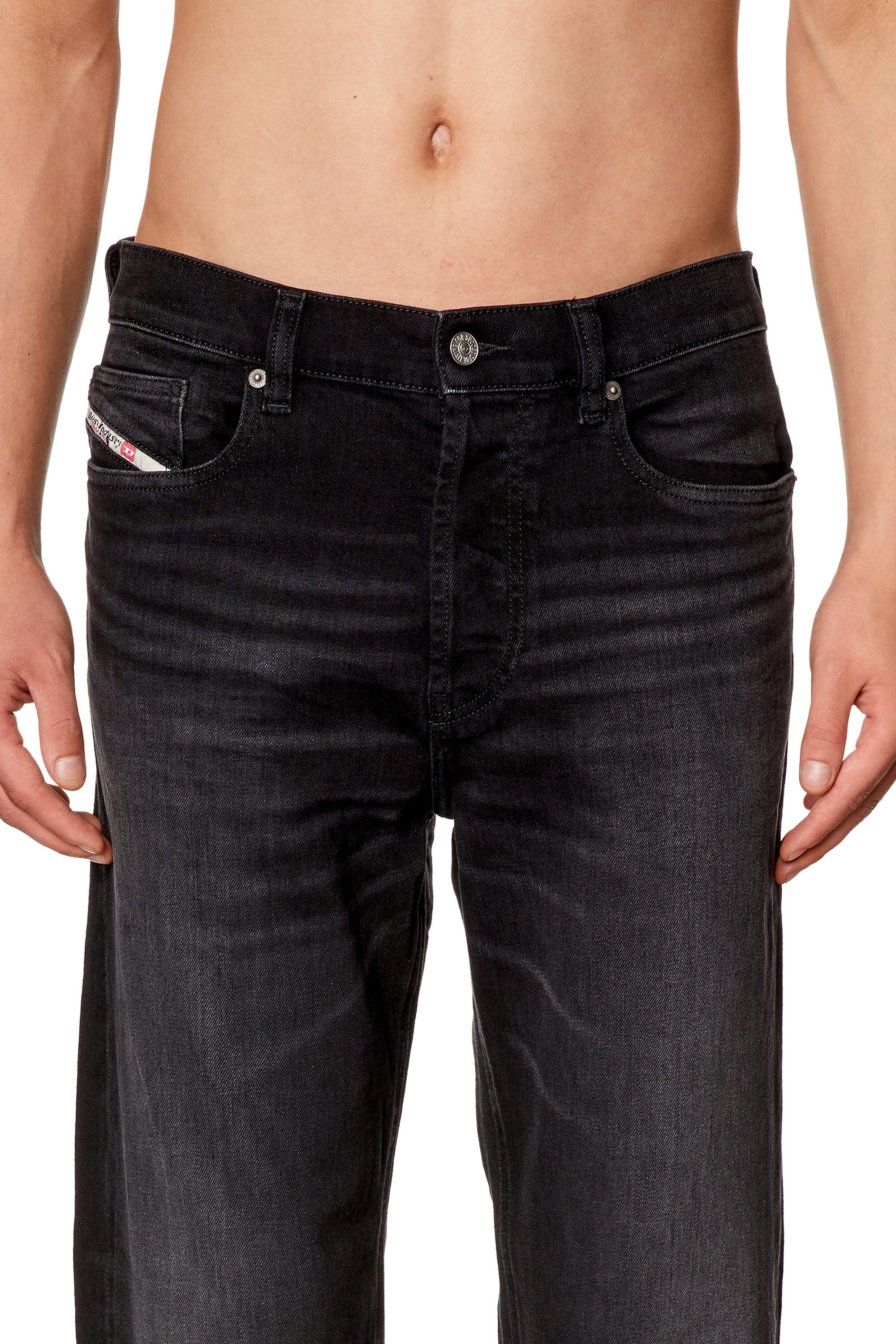 Men s Straight Jeans Black Dark grey Diesel 2010 D Macs