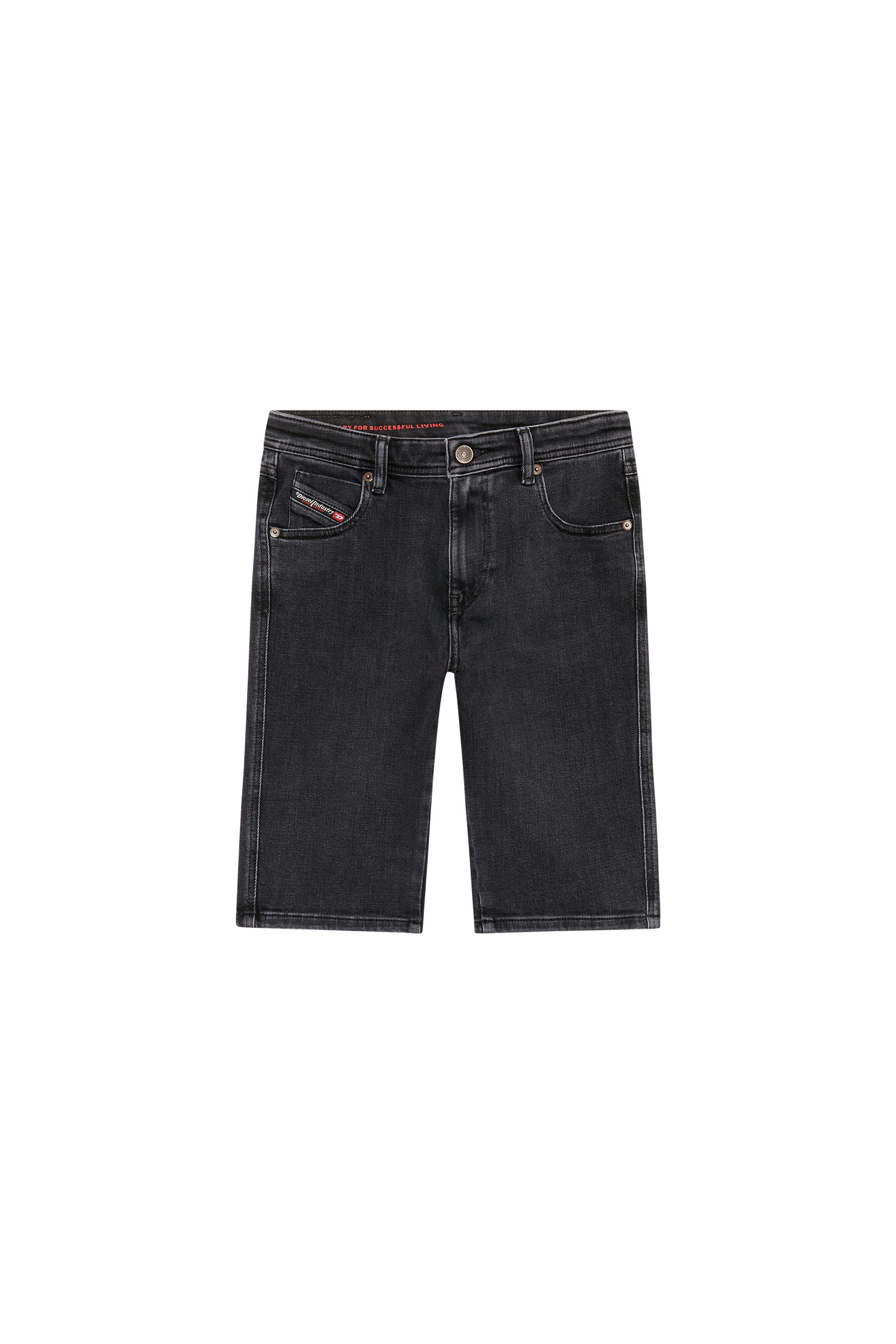 DE GINNY Woman Cycling shorts in denim Diesel