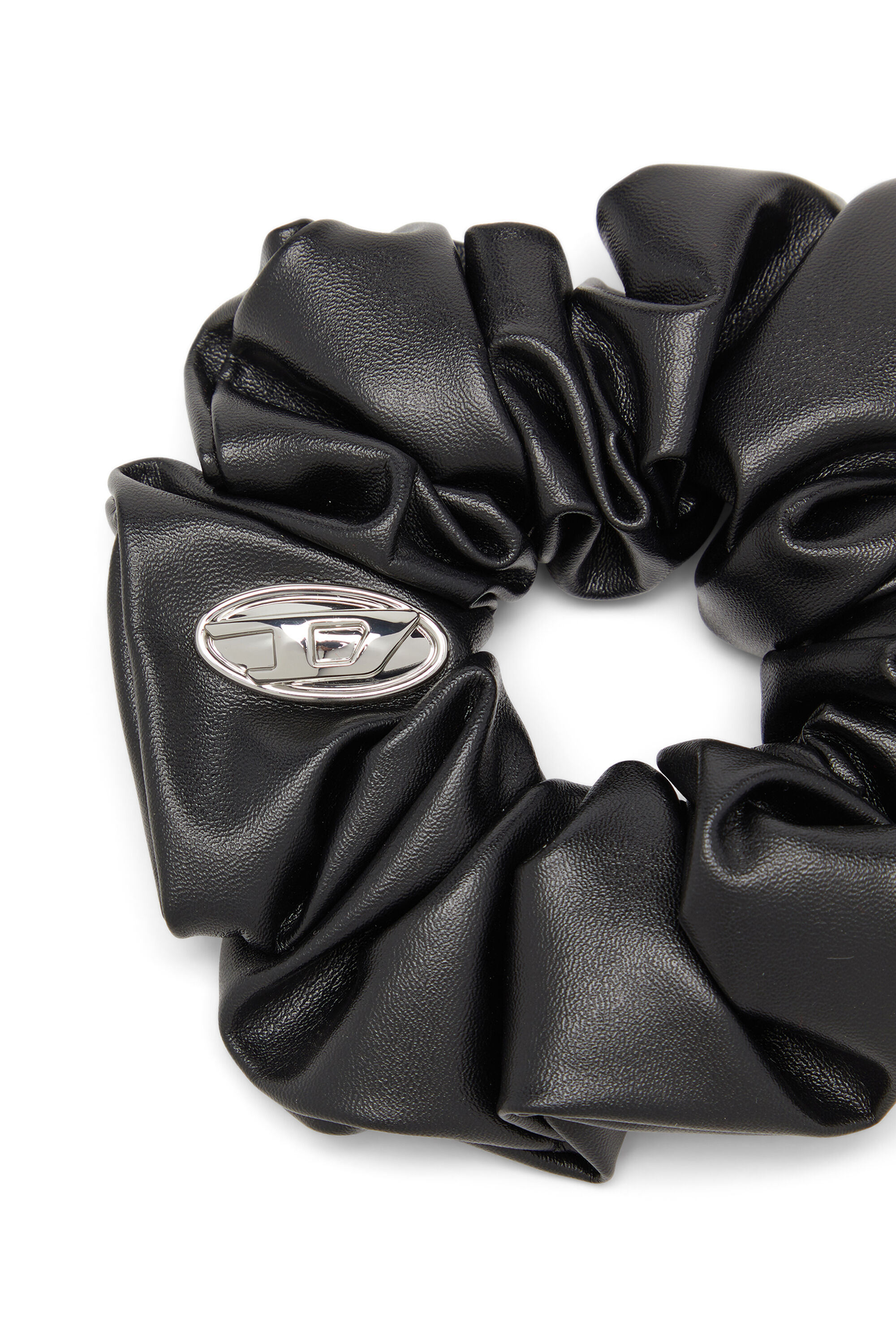 Women's Metal logo scrunchie | Black | Diesel