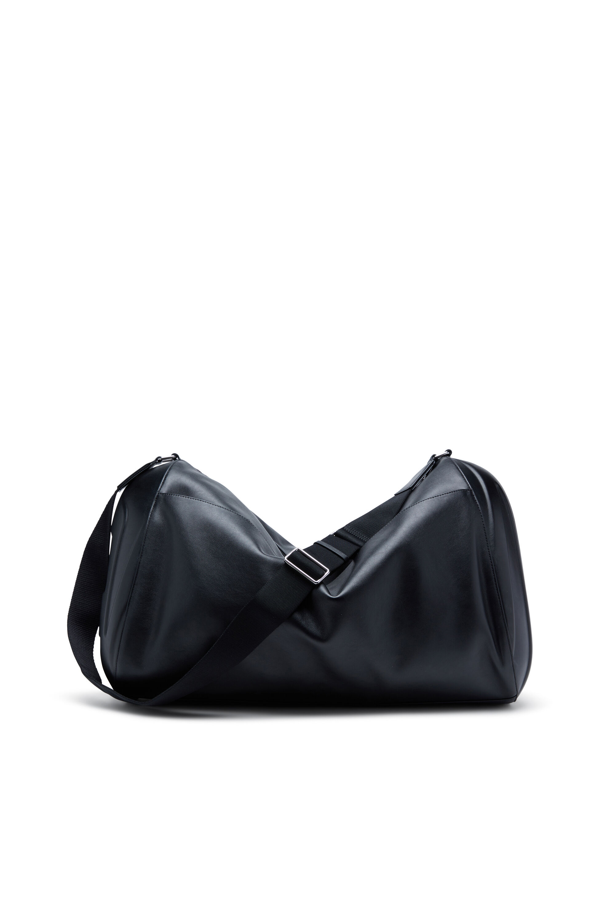 Women's Load-D-Duffle bag with hard-shell logo sides | Black
