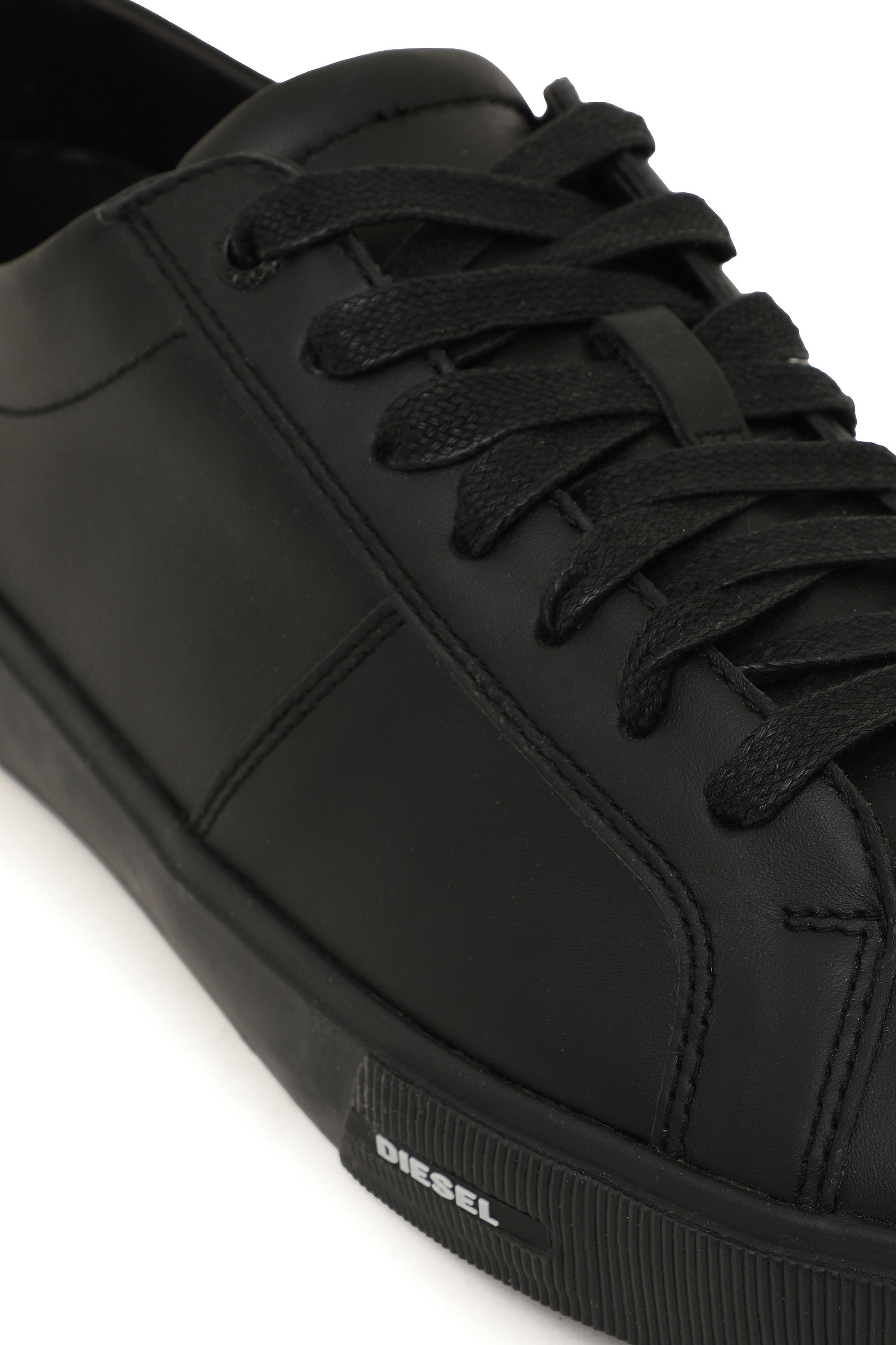 Diesel - S-MYDORI LC, Man's Low-top sneakers in leather in Black - 5