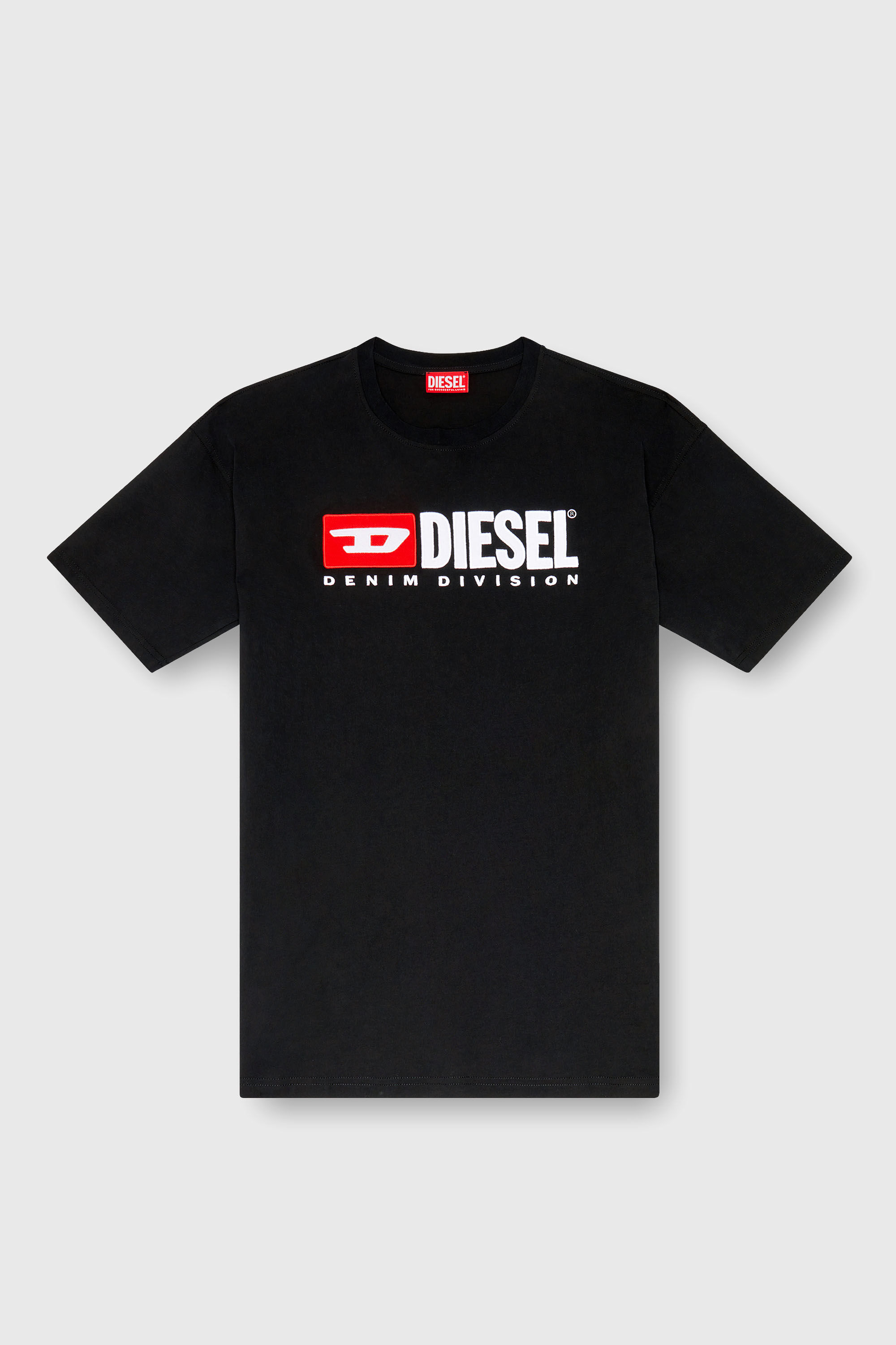 dieselディーゼル T-BOXT-PAK DロゴTシャツ Men's T-shirt with Diesel patch logo | Black | Diesel GB