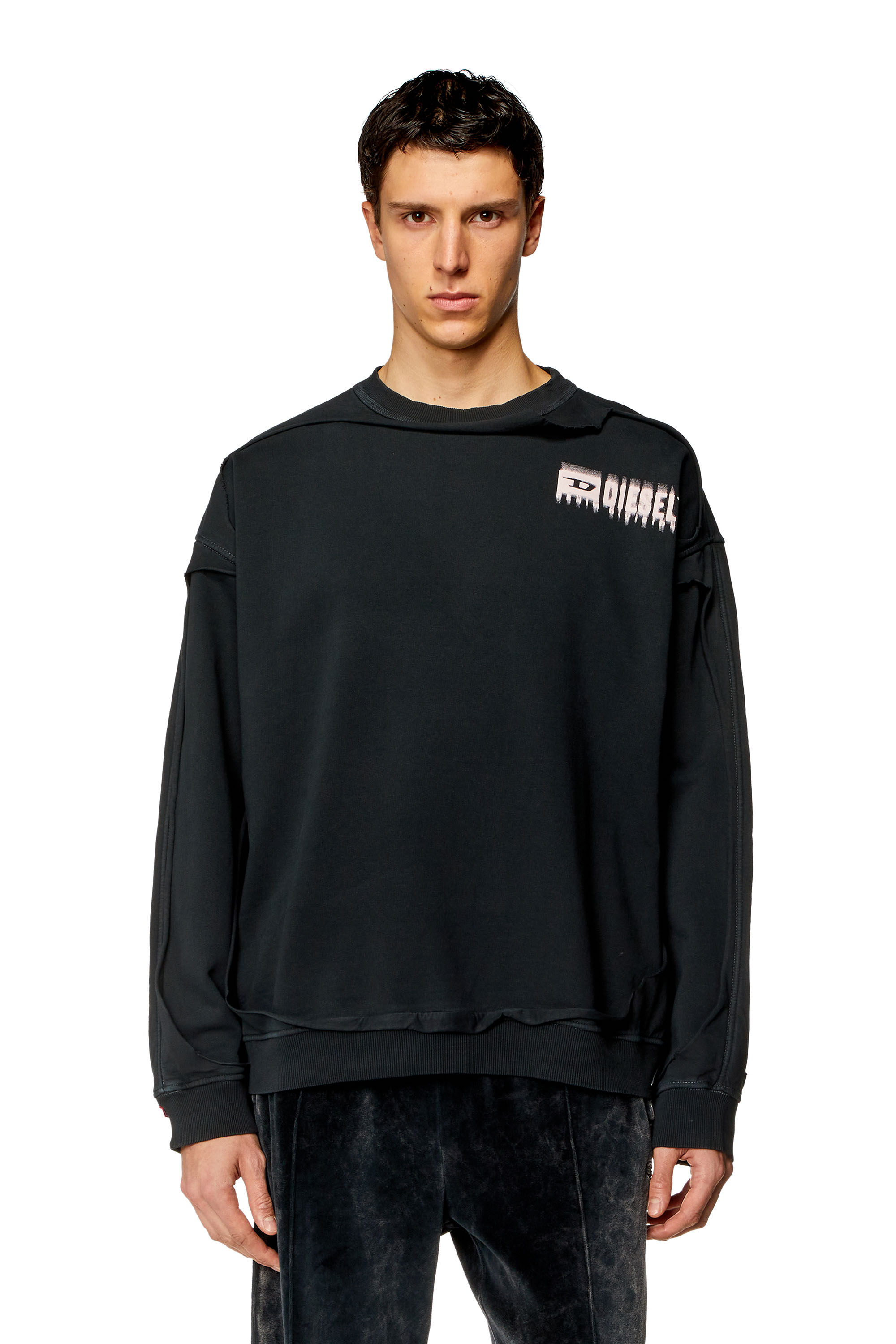Diesel black sweatshirt 2025