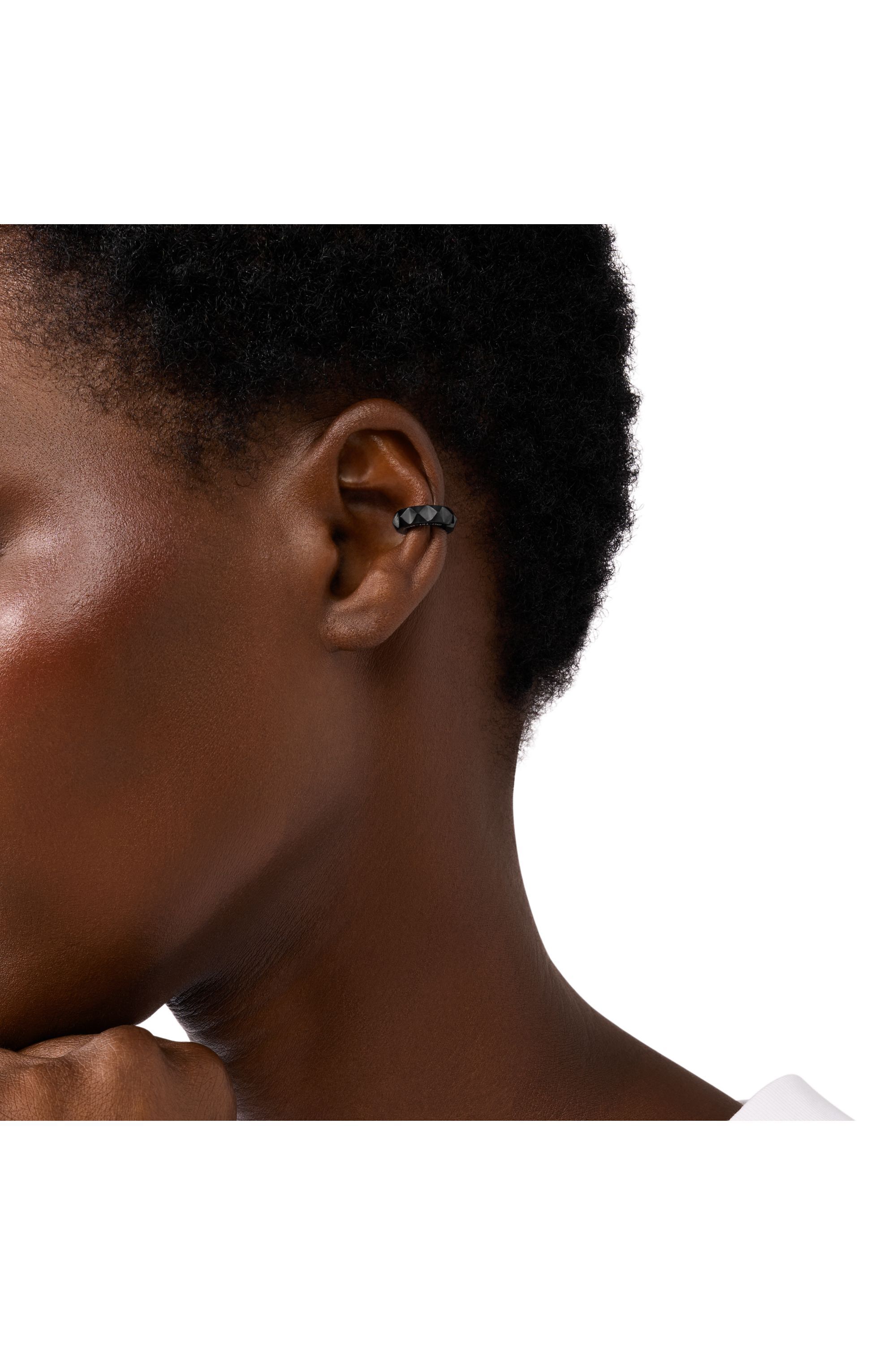 爆買い | Earring Cuff Steel Stainless Black Women's Black Diesel | アクセサリー