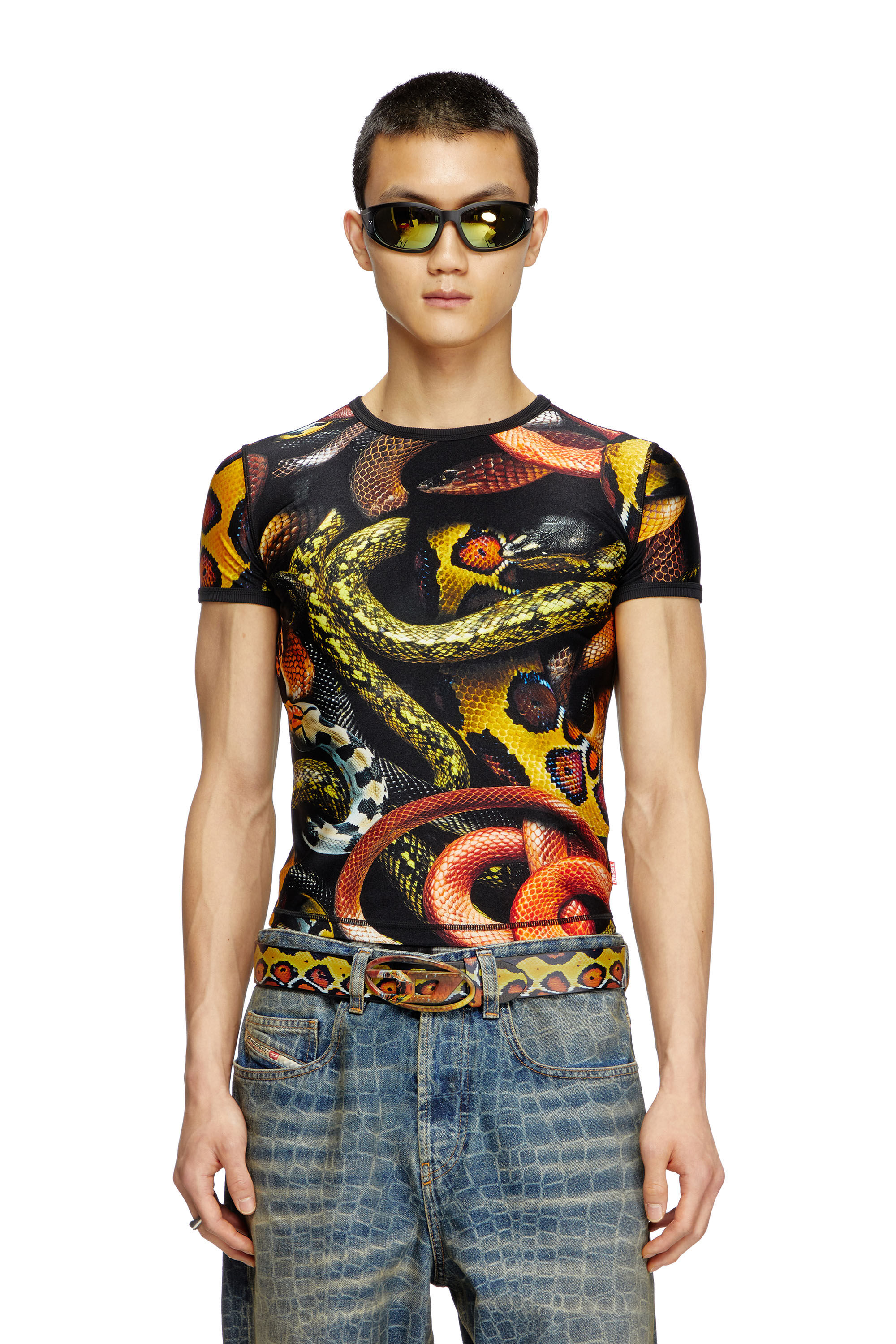 トップス nounless 25ss big over print tee NOUNLESS 25ss BIG OVER PRINT TEE