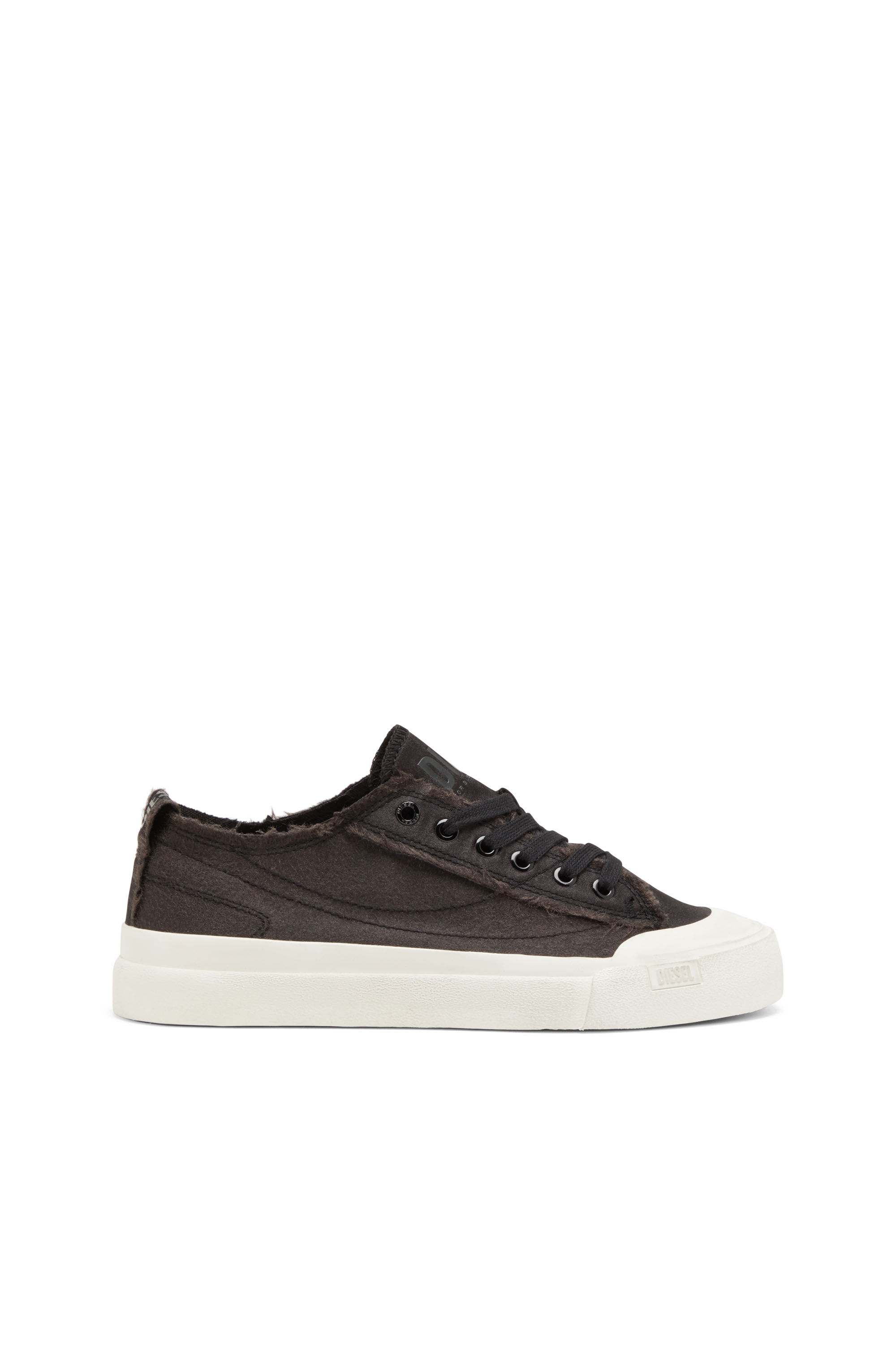 Women s S Athos Low Sneakers in distressed satin Black Diesel