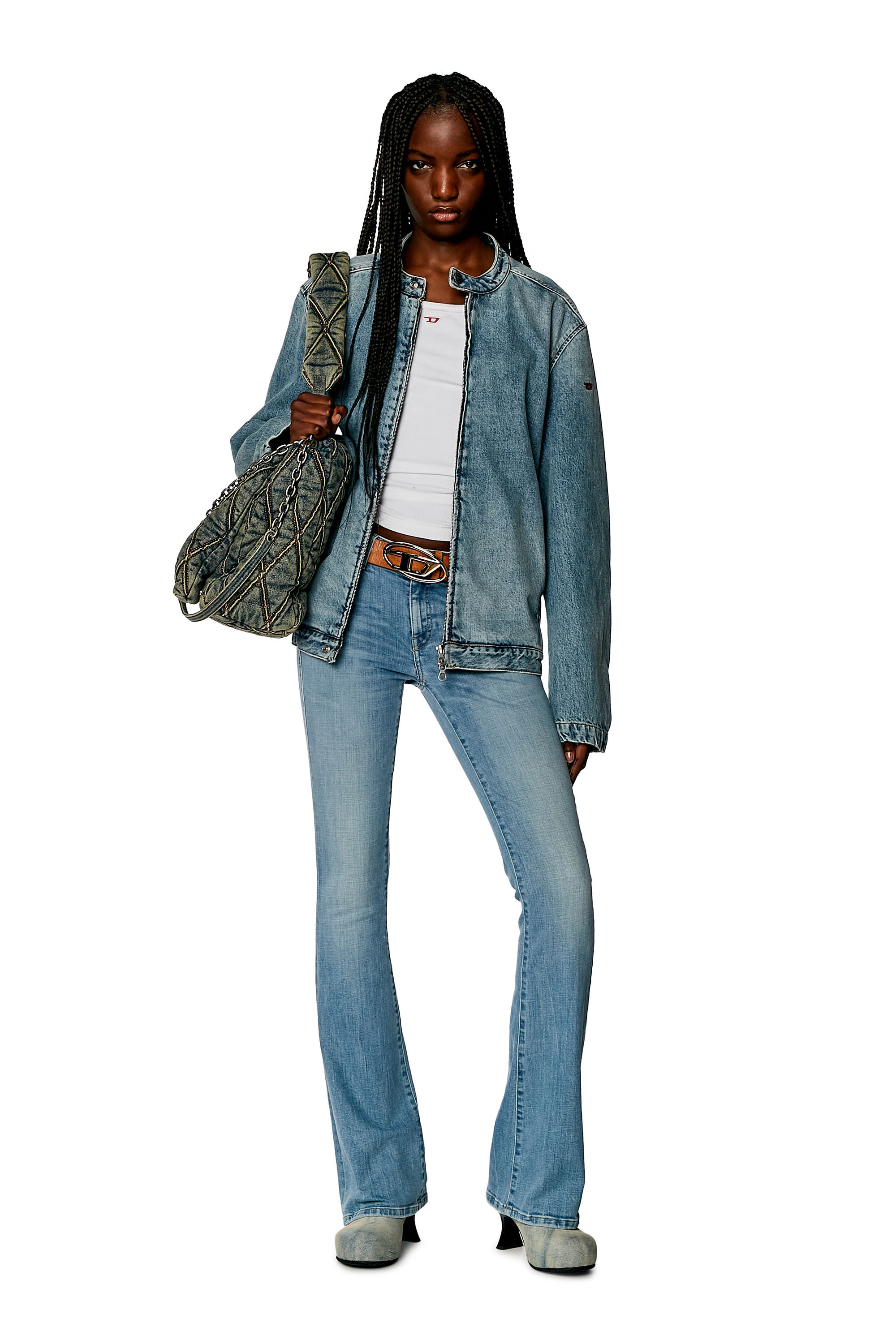 Flare jeans light sales blue
