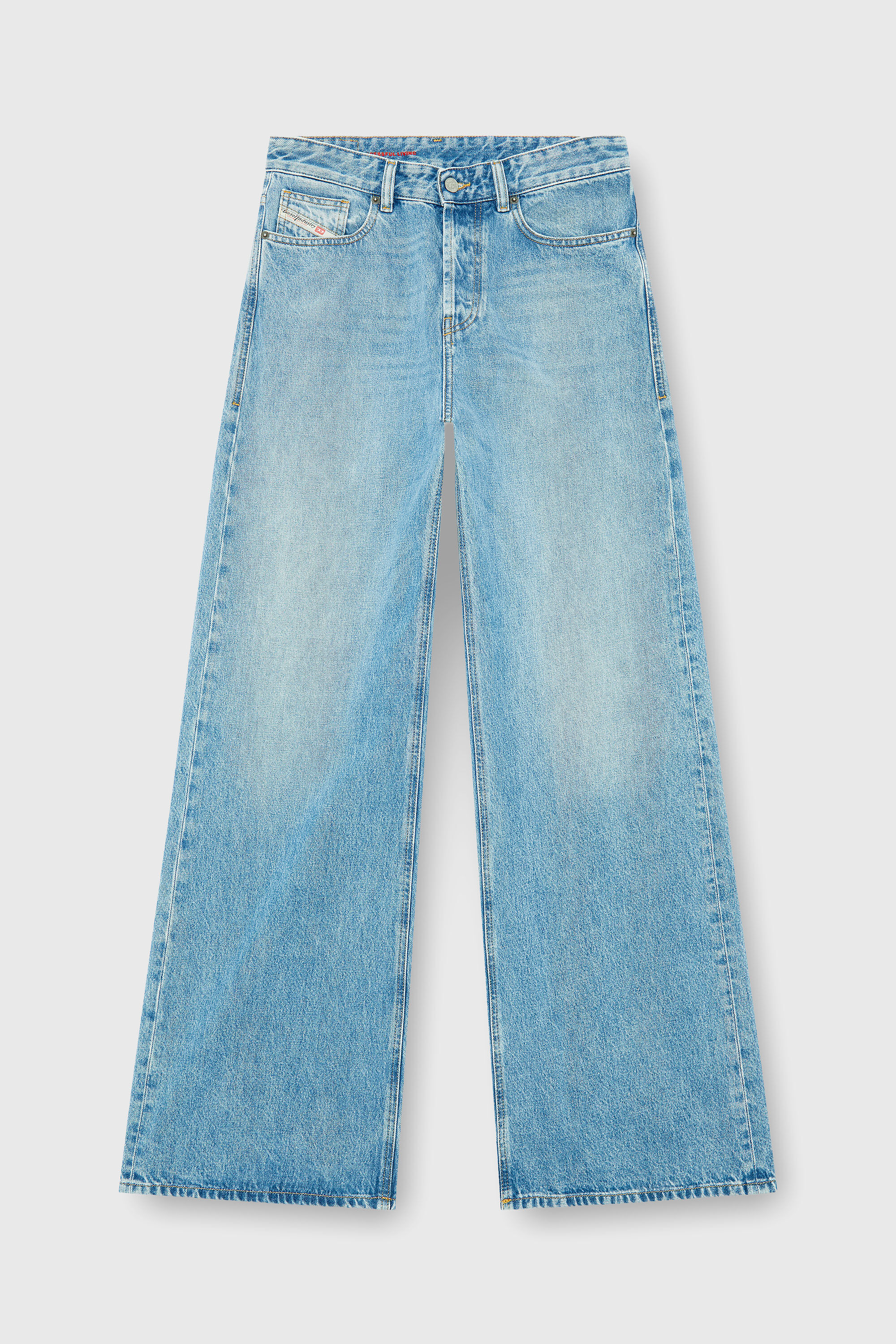 Diesel - Unisex's Relaxed Jeans 1996 D-Sire 09I29, Light Blue - 8