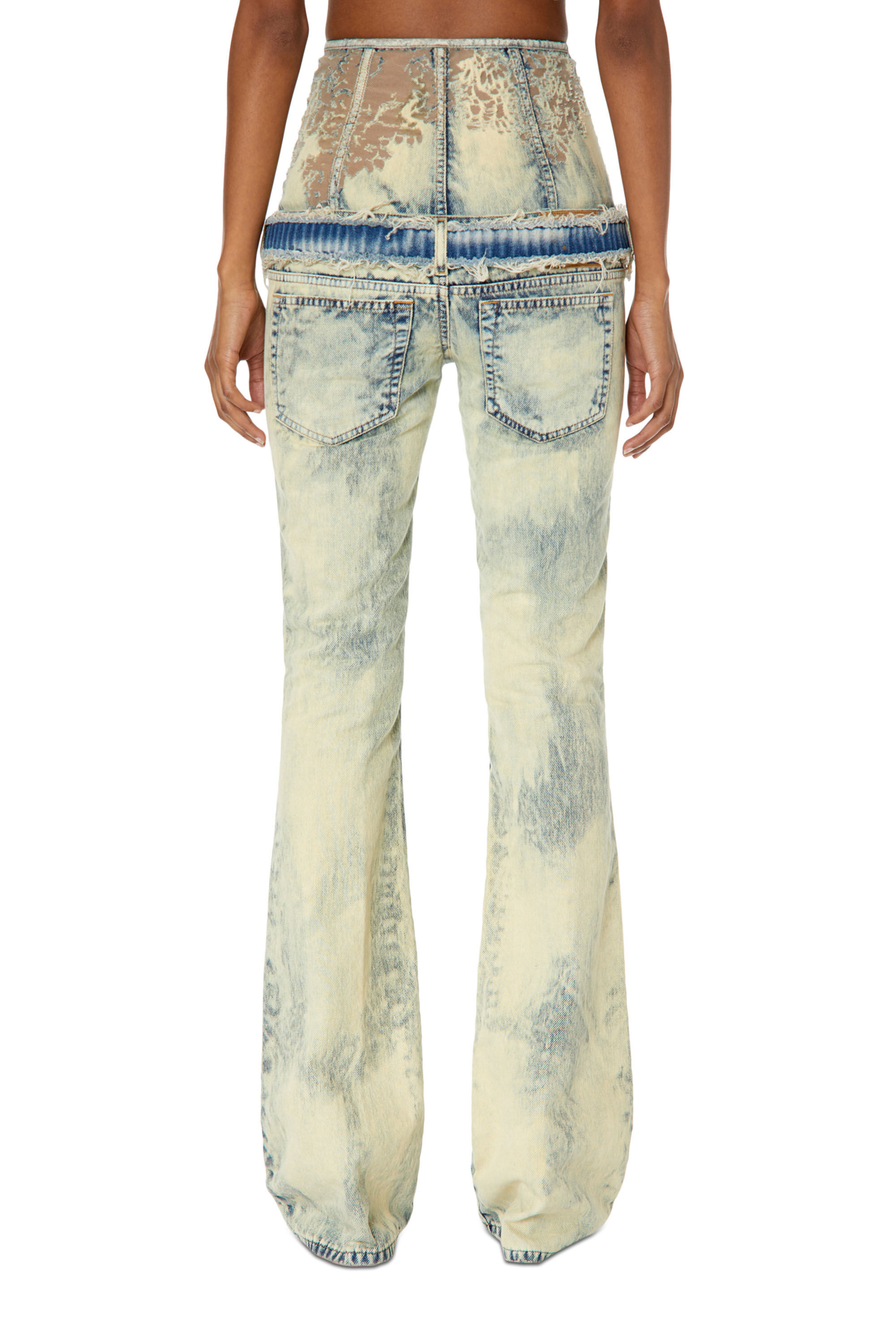 Diesel - Bootcut and Flare Jeans 1969 D-Ebbey 068GP, Light Blue - Image 4