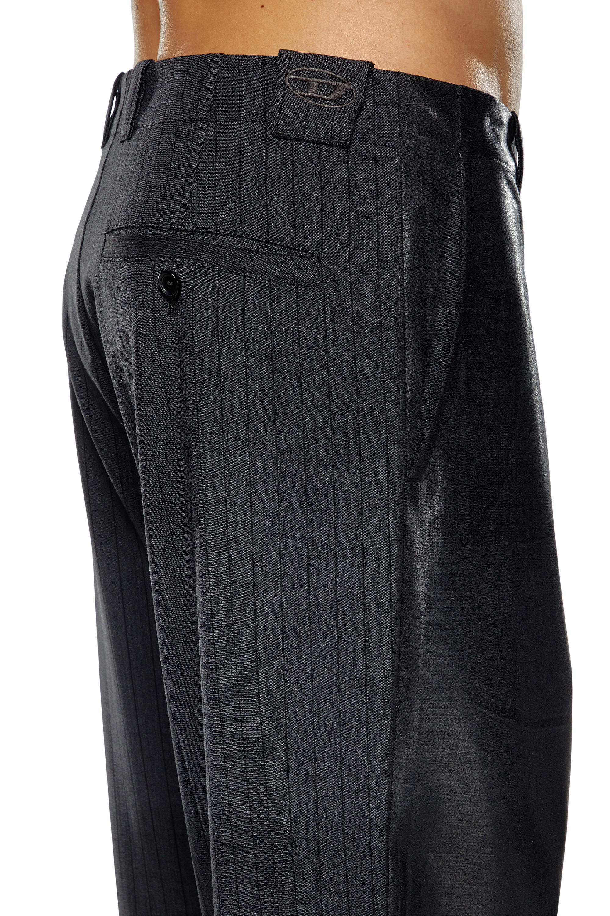 Pinstripe pants mens discount