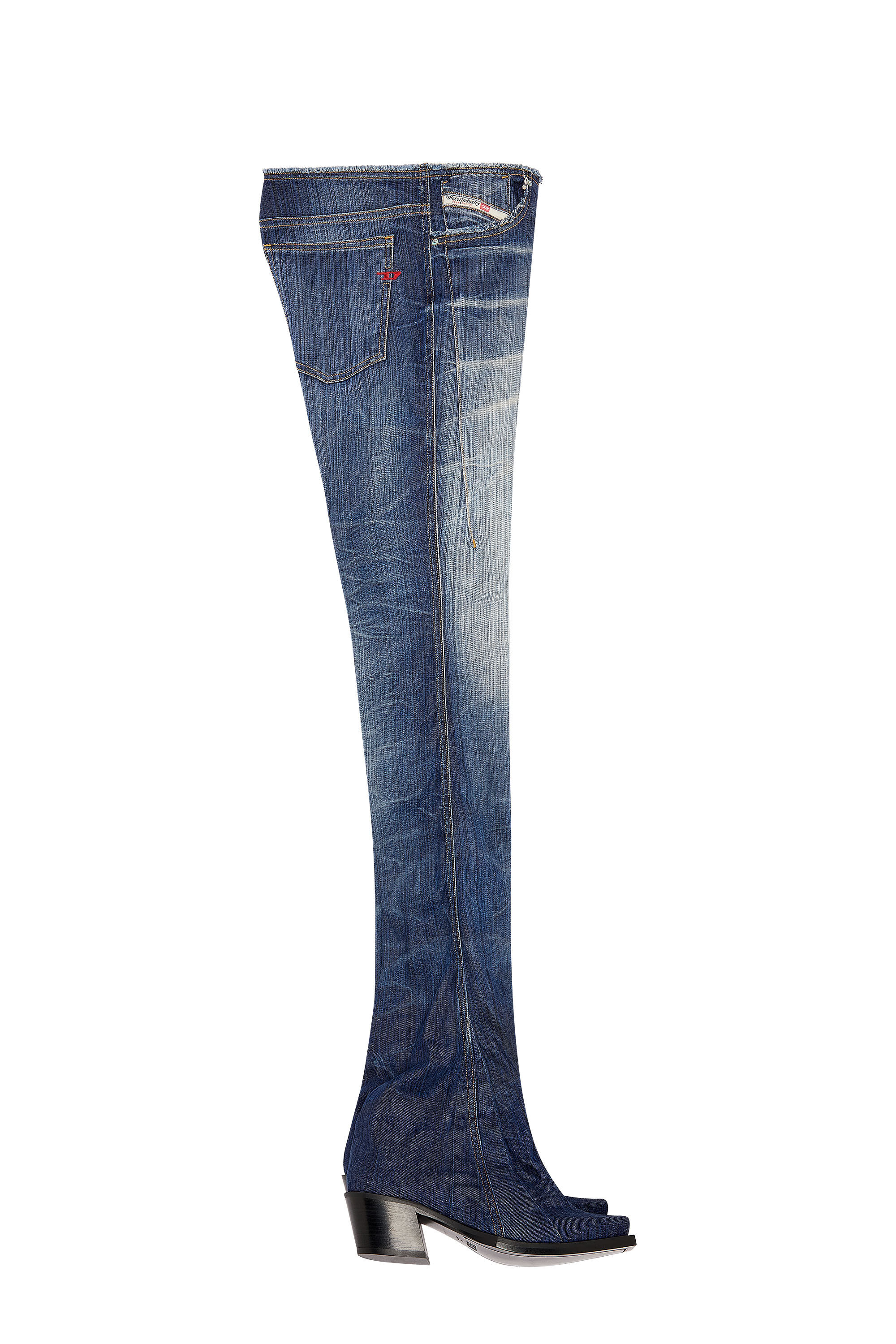 Diesel hotsell denim boots
