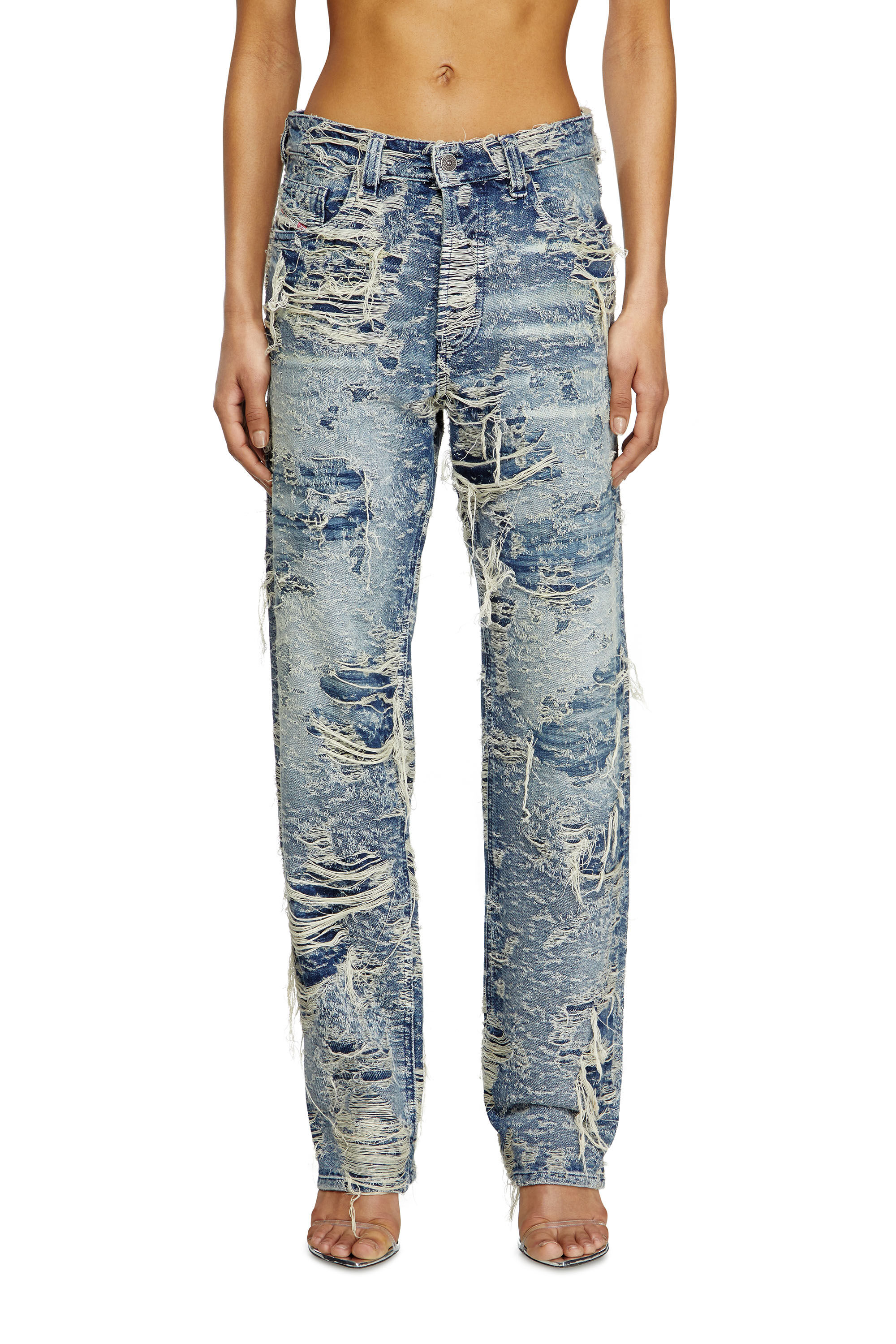 Diesel - Woman's Regular Jeans 1988 D-Ark 09M04, Medium blue - 3