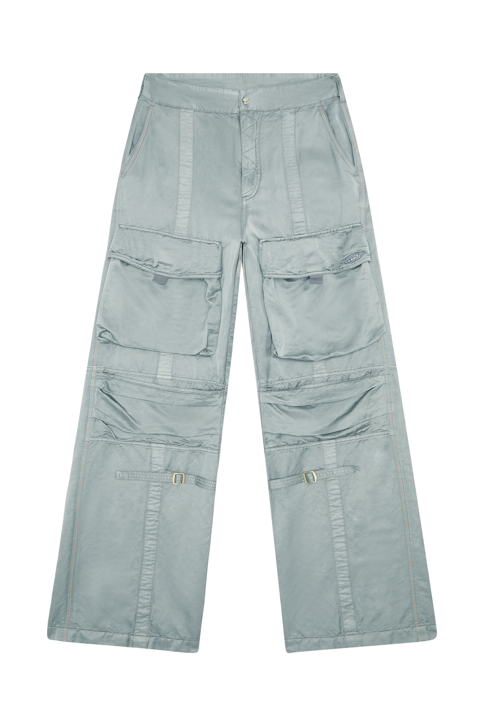 P-MOON Woman: Satin pants with multiple pockets | Diesel