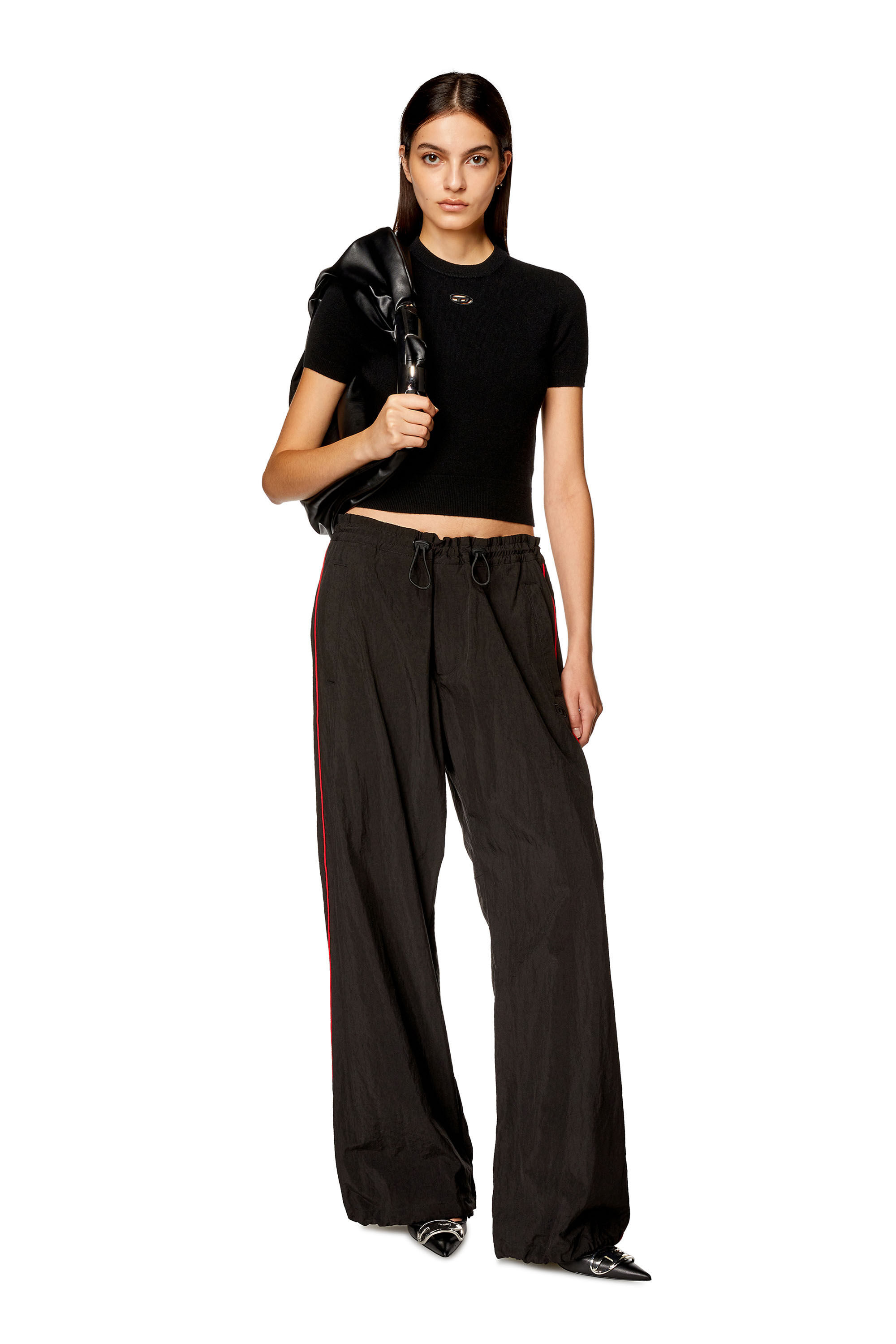 Women's Wool and cashmere top | Black | Diesel