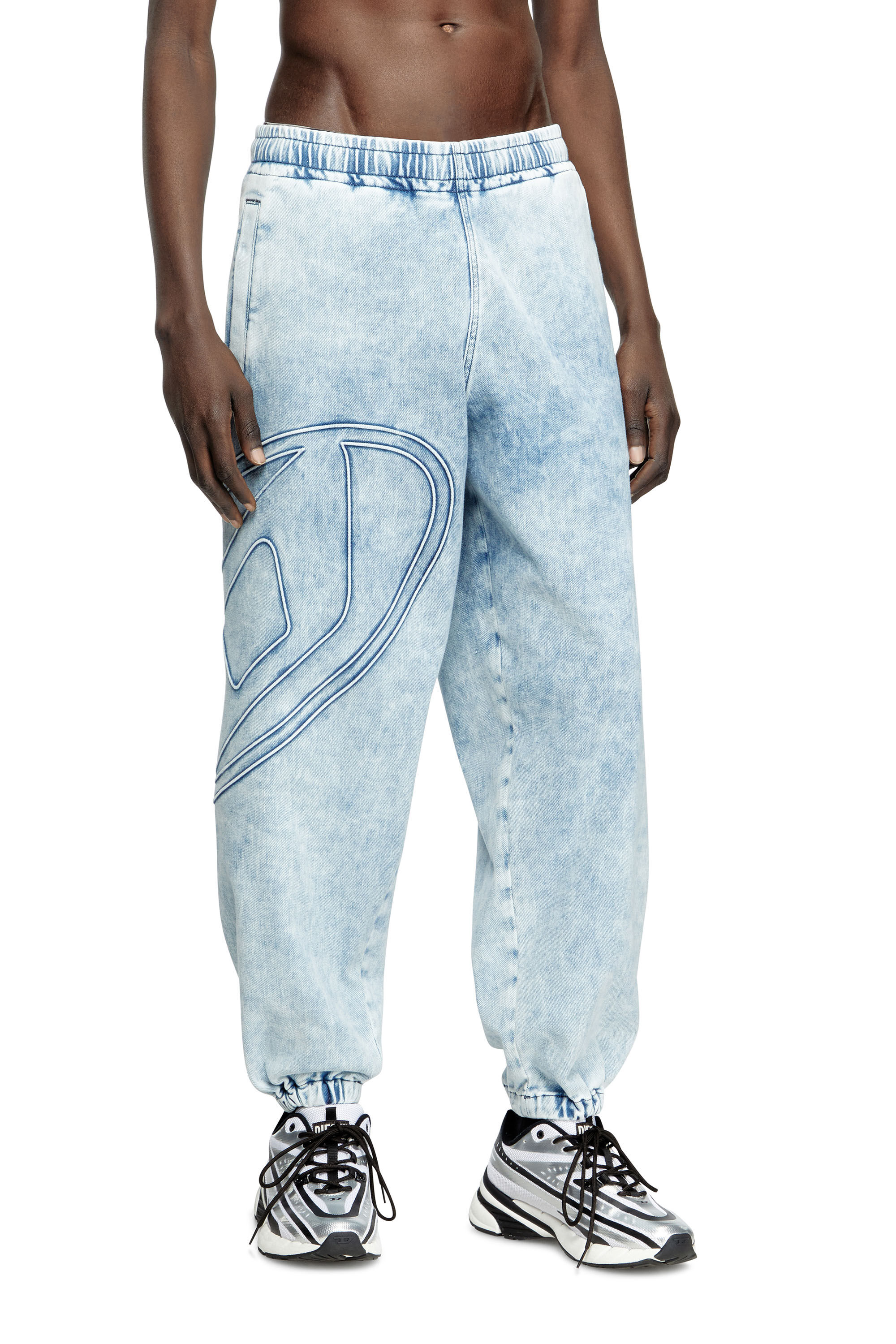 Diesel - Unisex's Slim D-Pint Track Denim 0ABCN, Light Blue - 3