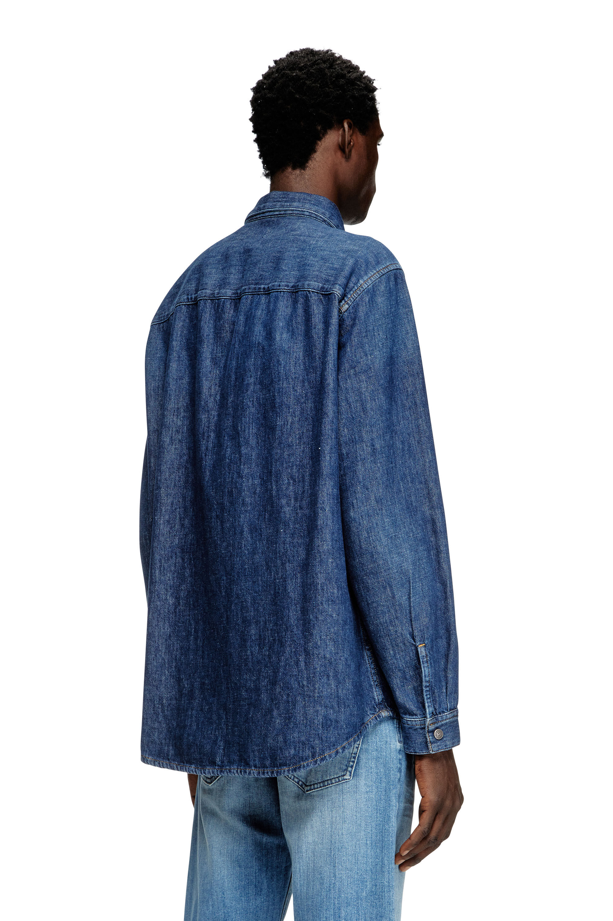 Men's Shirt in denim | Blue | Diesel