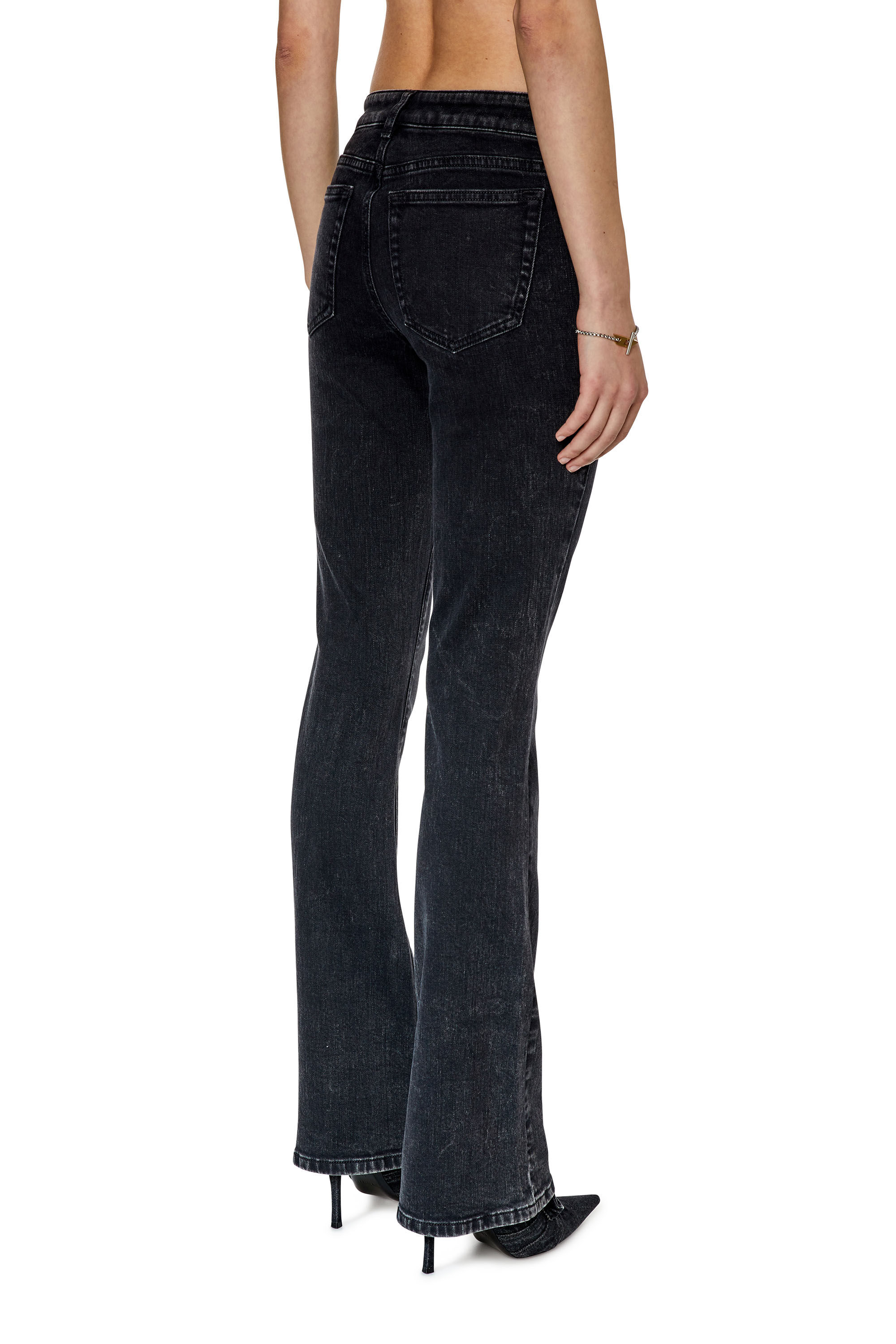 O2 denim clearance black flare jeans