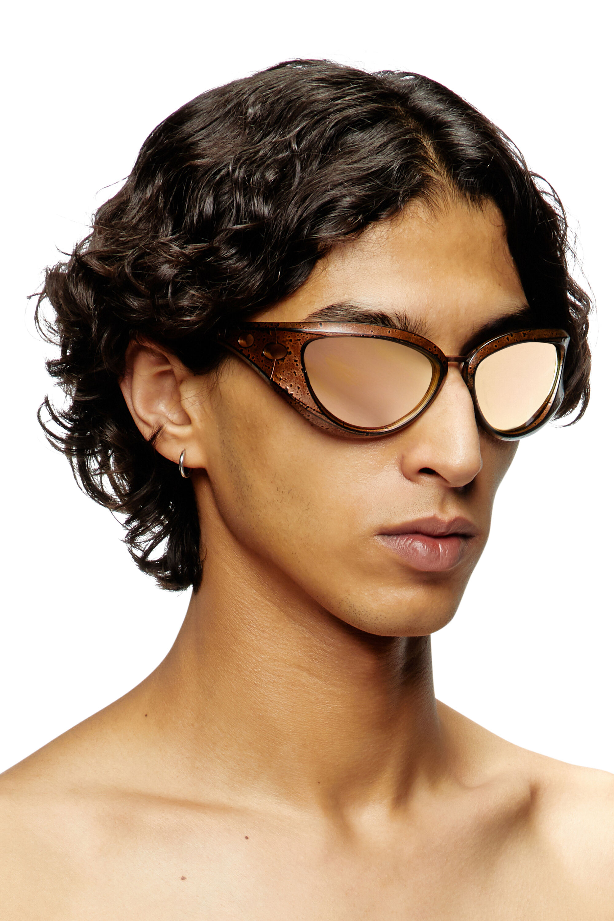 Women's Cat-eye style sunglasses | Brown | Diesel