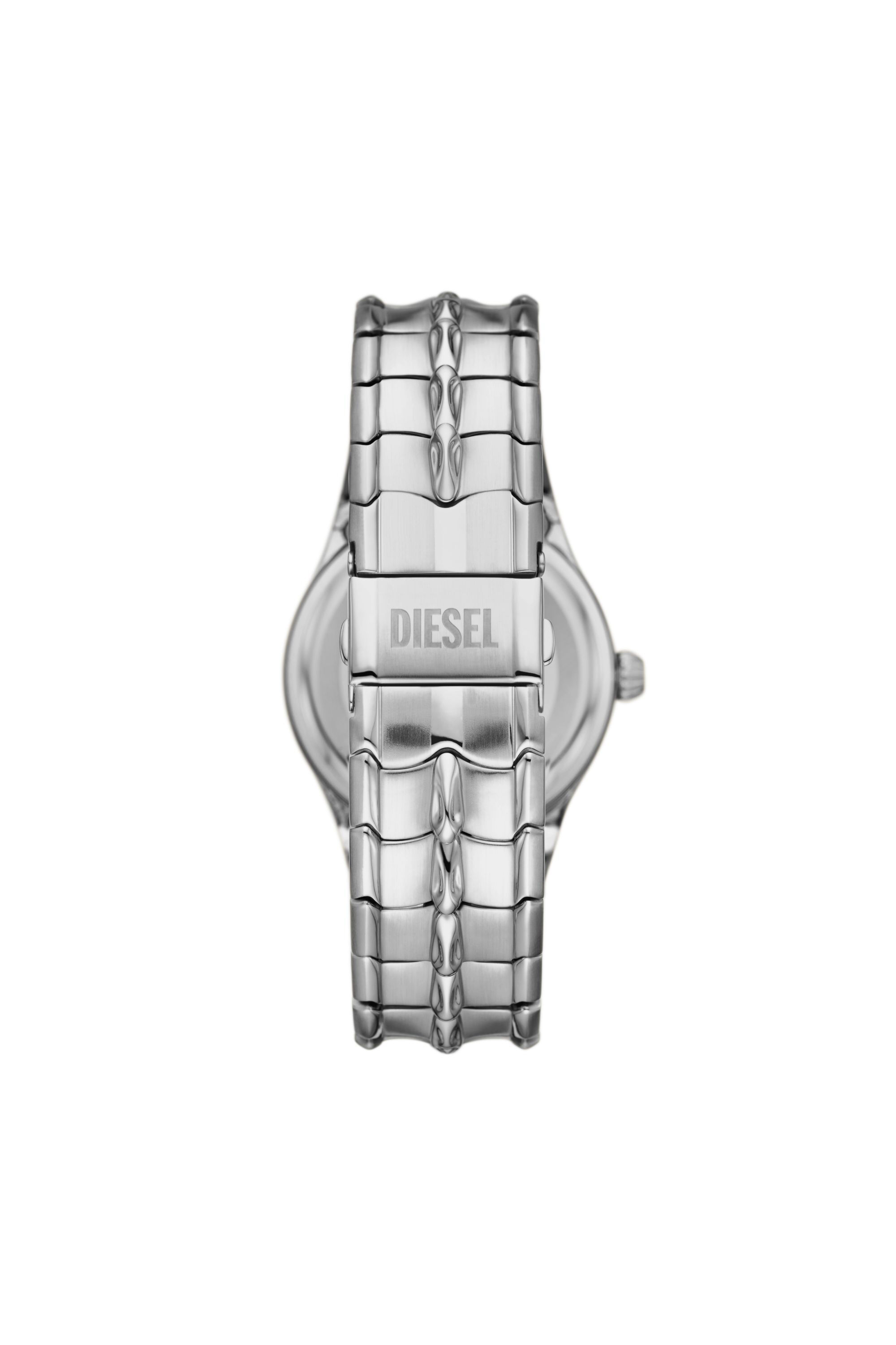 Men's Vert Three-Hand Date Stainless Steel Watch | Silver | Diesel