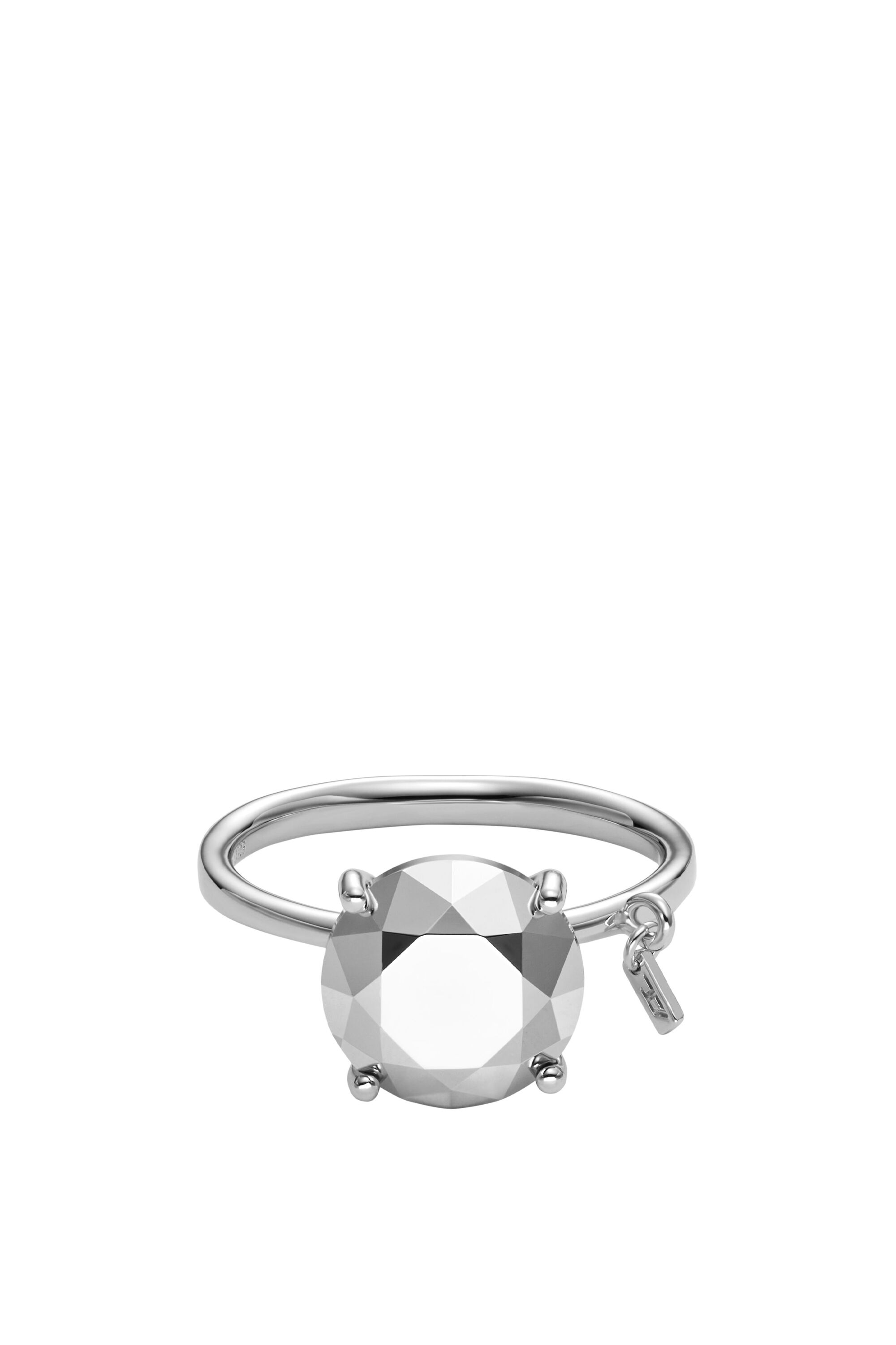 Diesel - DL1353040 STERLING SILVER JEWEL, Unisex's Diamond Cut Sterling Silver Ring in Silver - 2